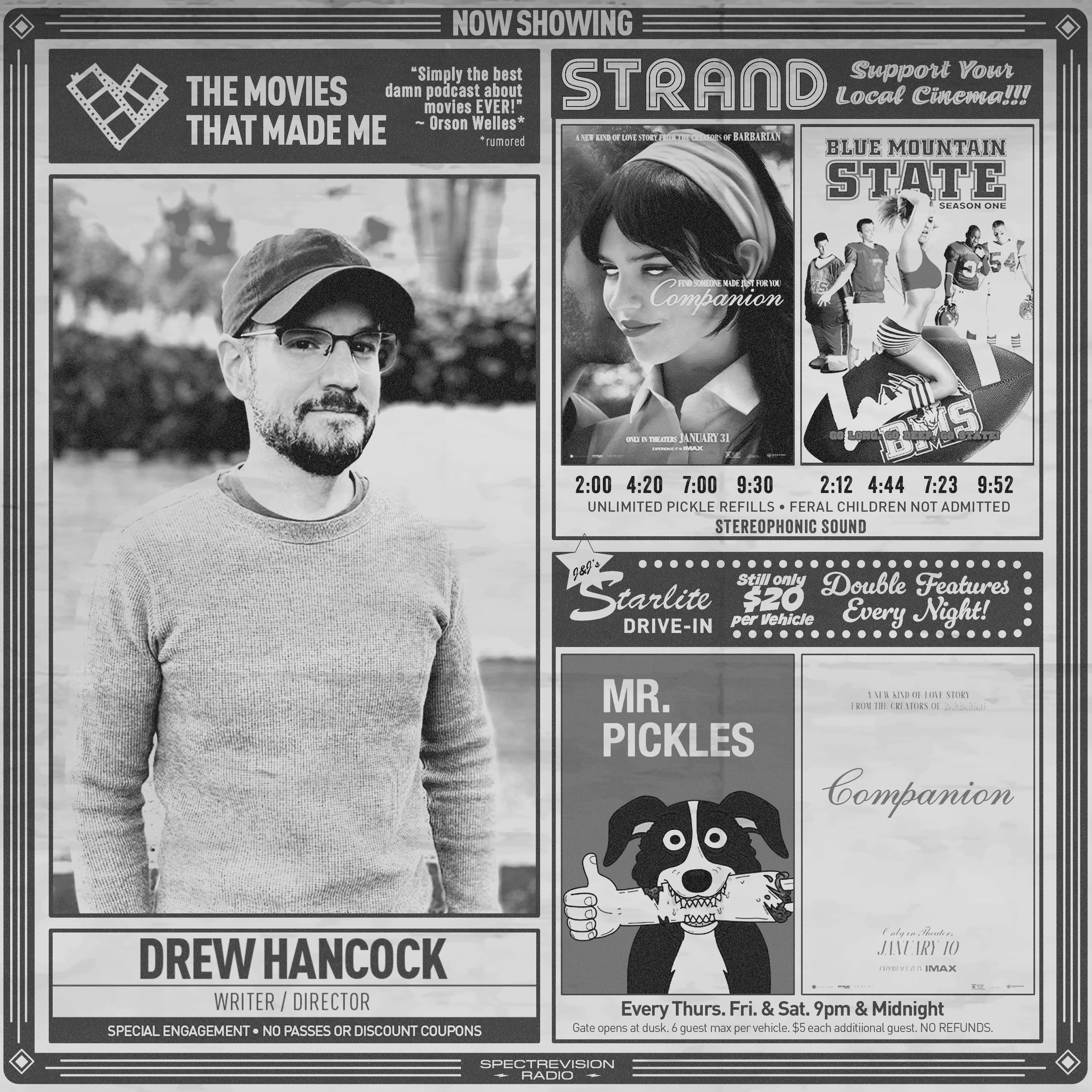 COMPANION writer/director Drew Hancock