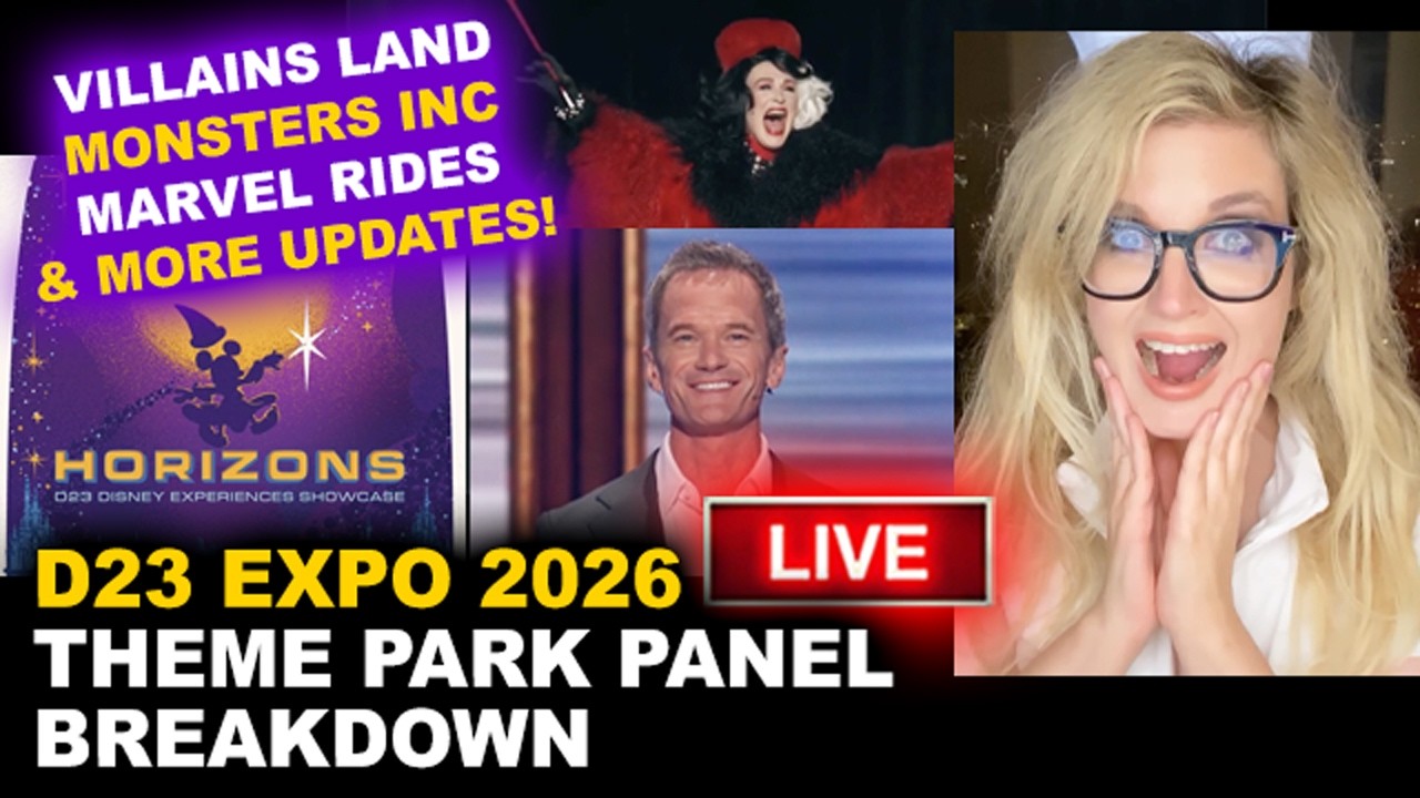 D23 Expo 2026 Theme Parks Panel BREAKDOWN - Villains Land, Monsters Inc, Marvel Rides