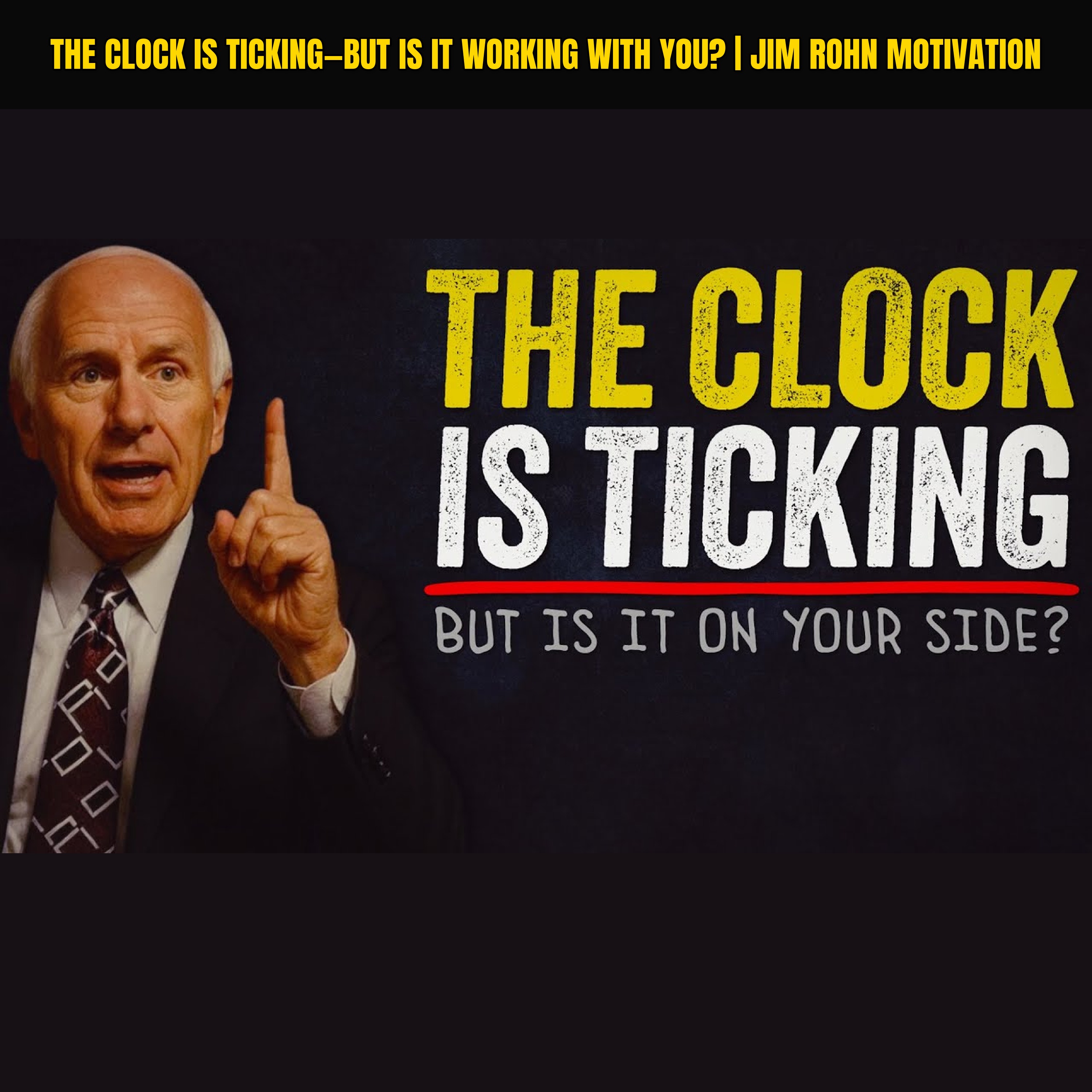 The Clock is Ticking—But is It Working With You? | Jim Rohn Motivation episode artwork