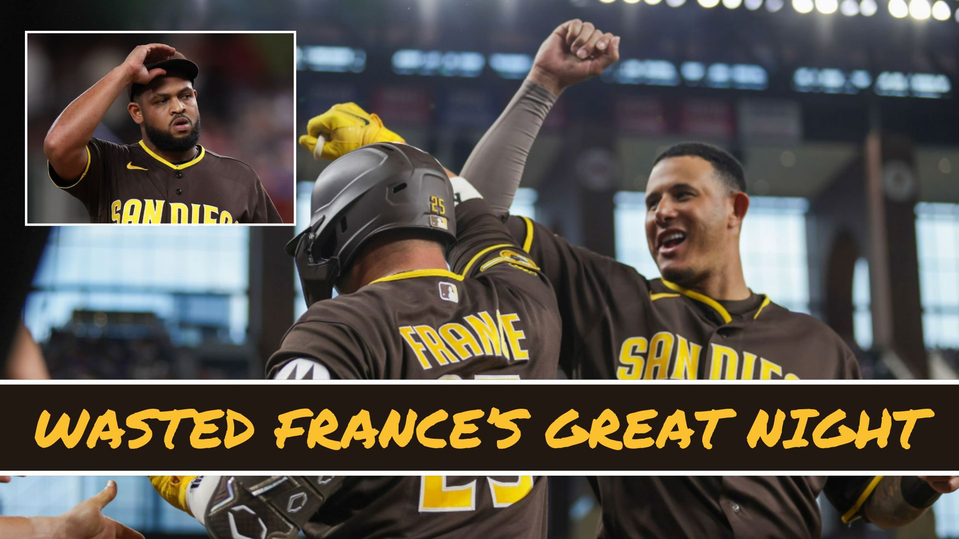 France drives in 5 but Padres lose to Rangers episode artwork