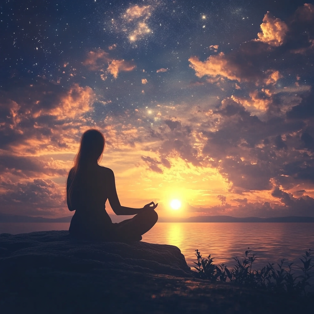 Guided Sleep Meditation for Positive Energy, Relaxation, Deep Sleep Stress Release Meditation