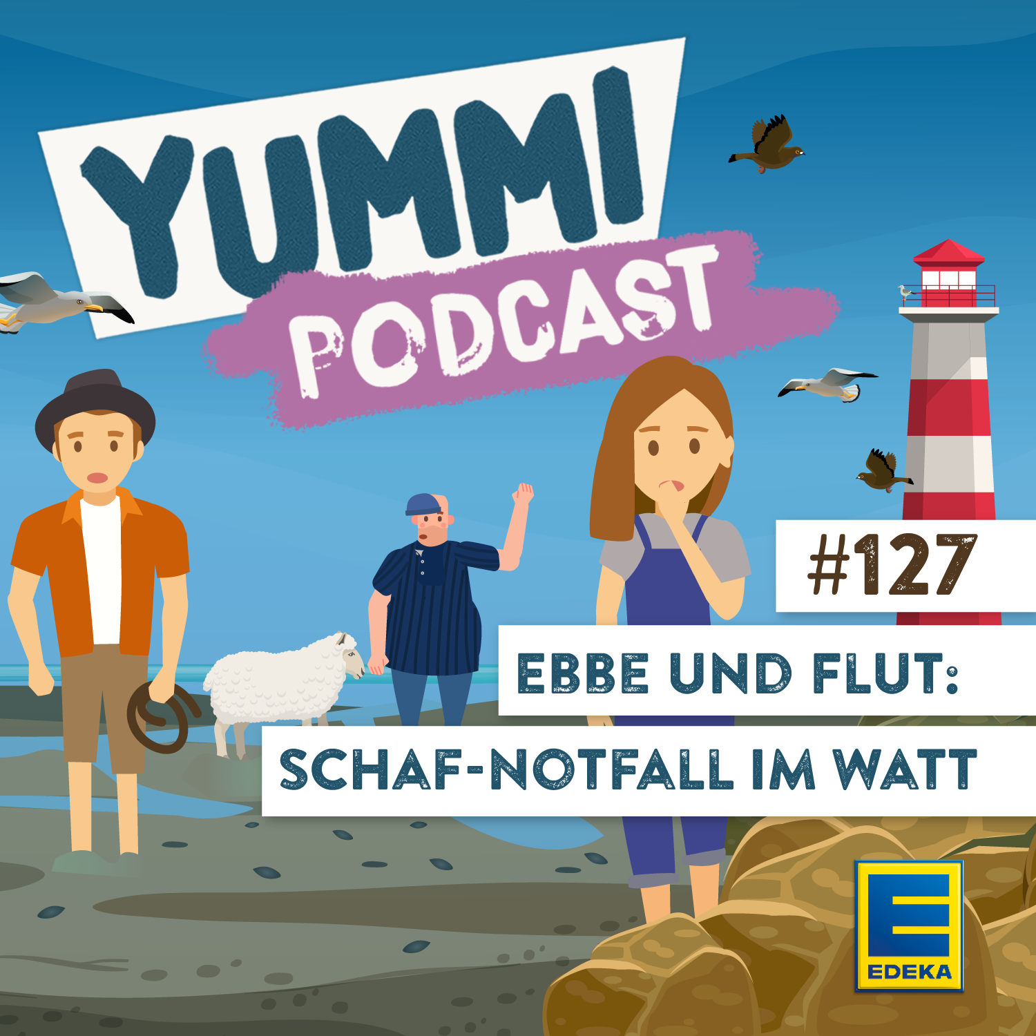 Cover: Ebbe und Flut: Schaf-Notfall im Watt