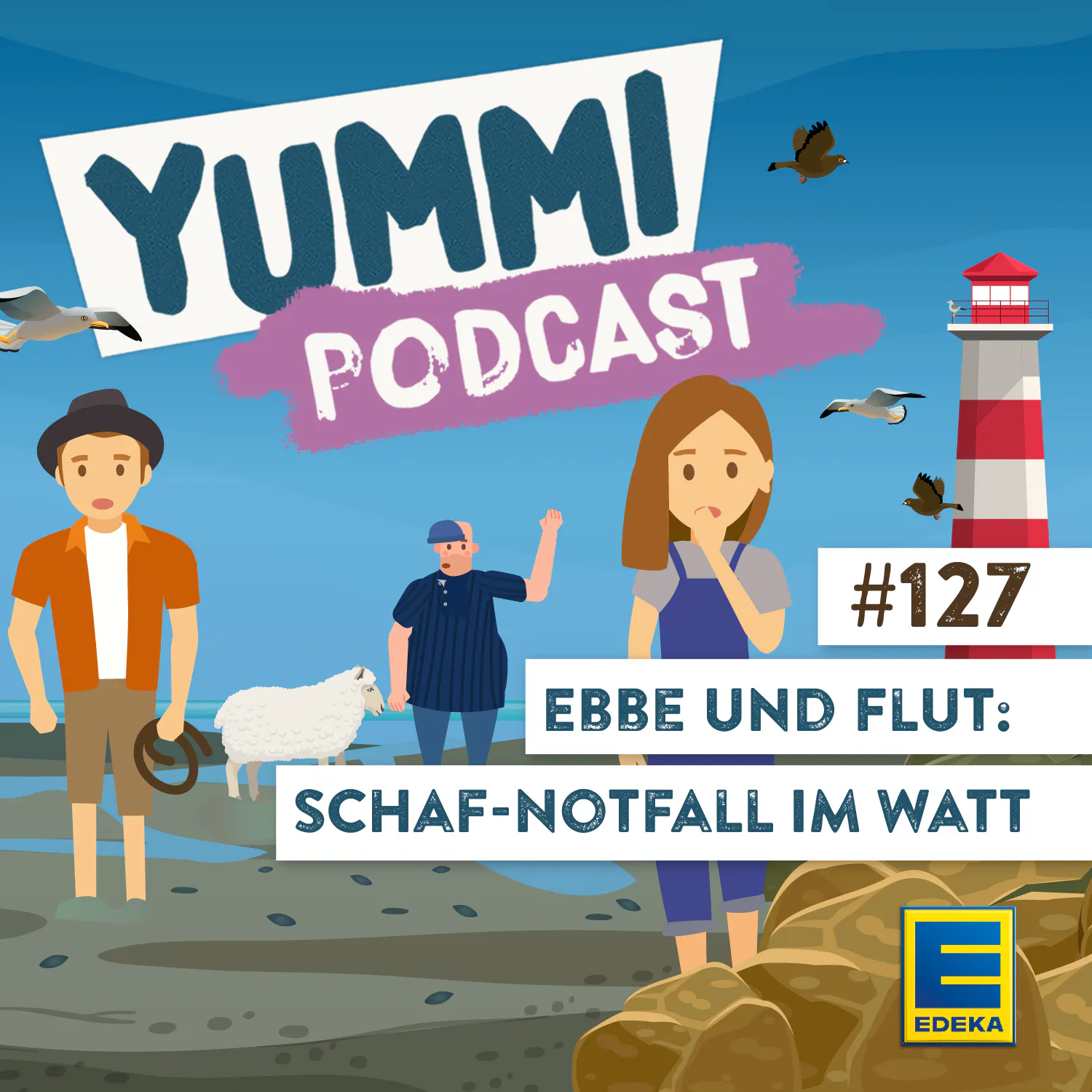 Cover: Ebbe und Flut: Schaf-Notfall im Watt