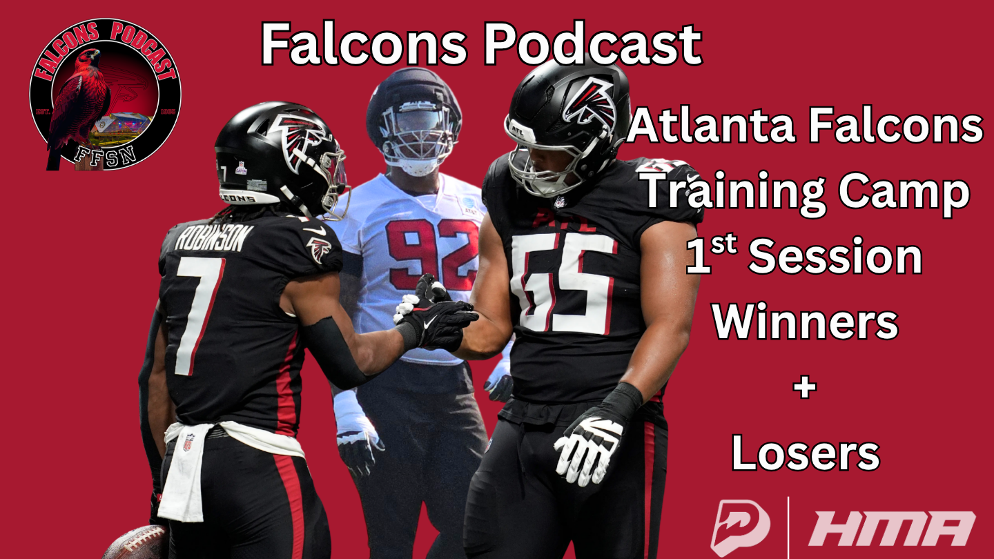 EP 422: Atlanta Falcons Training Camp Winners + Losers after 1st Session episode artwork