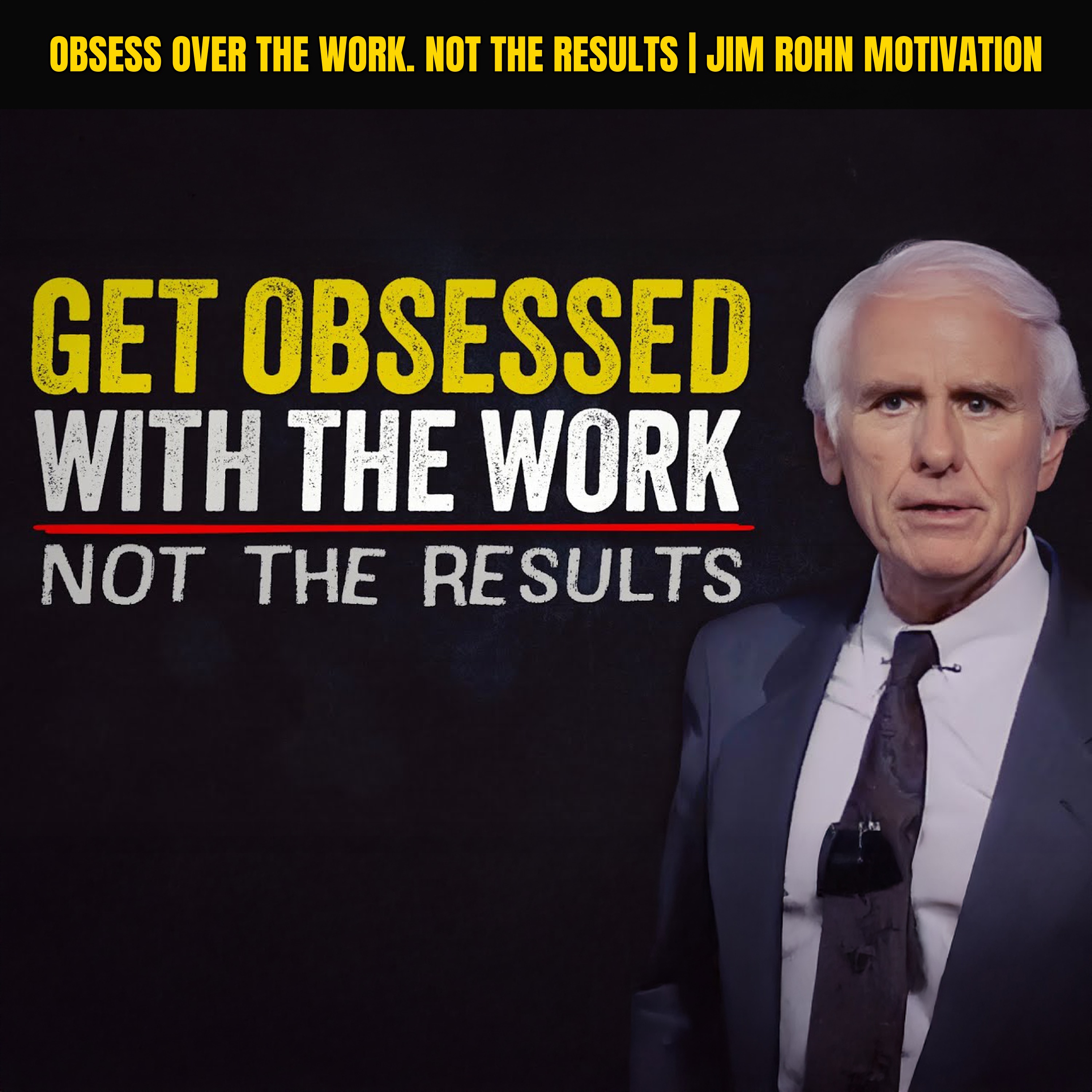 Obsess Over the Work. NOT the Results | Jim Rohn Motivation