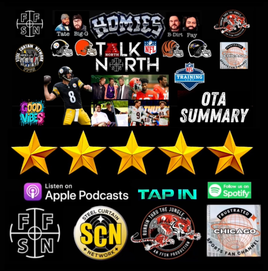 Homies: AFC North Vibes OTA’s over, Training Camp next