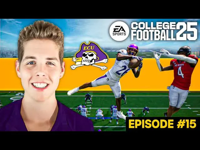 The CRAZIEST GAME YOU'LL SEE! Rebuilding East Carolina In College Football 25! episode artwork