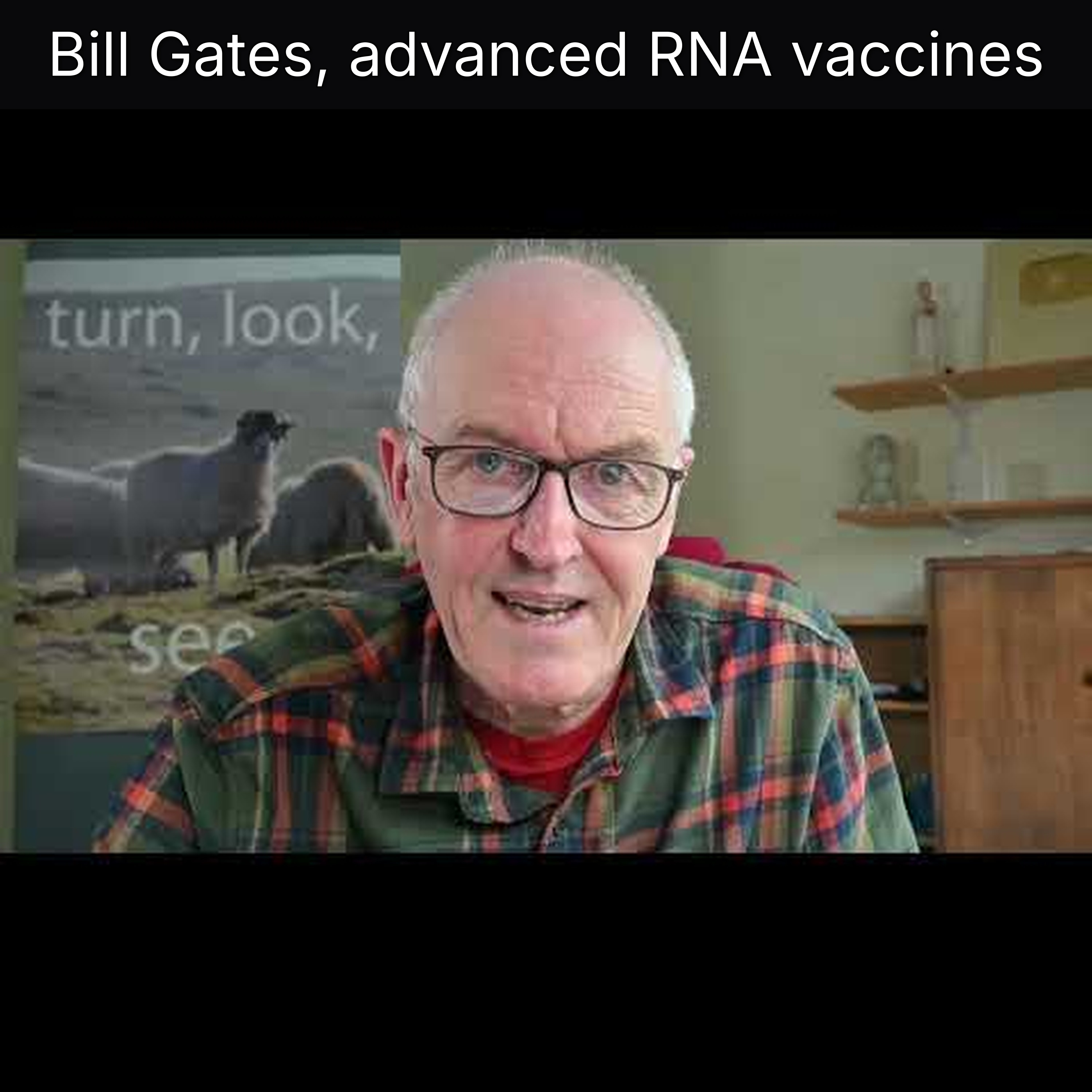 Bill Gates, advanced RNA vaccines episode artwork