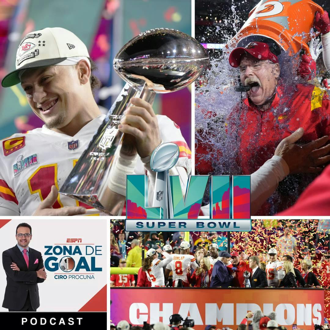 ¡Los Chiefs, Mahomes y Reid campeones! ¡Los Chiefs, Mahomes y Reid campeones!