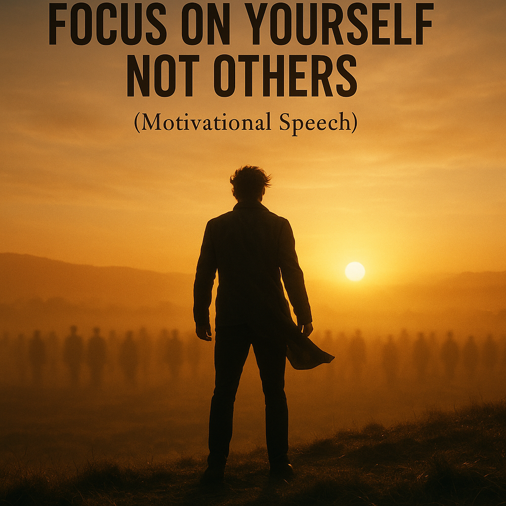 Focus on Yourself, Not Others – Motivational Speech You Must Hear