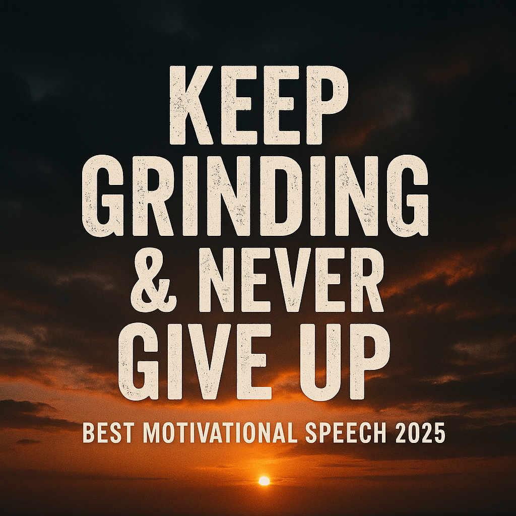 KEEP GRINDING & NEVER GIVE UP - Best Motivational Speech 2025