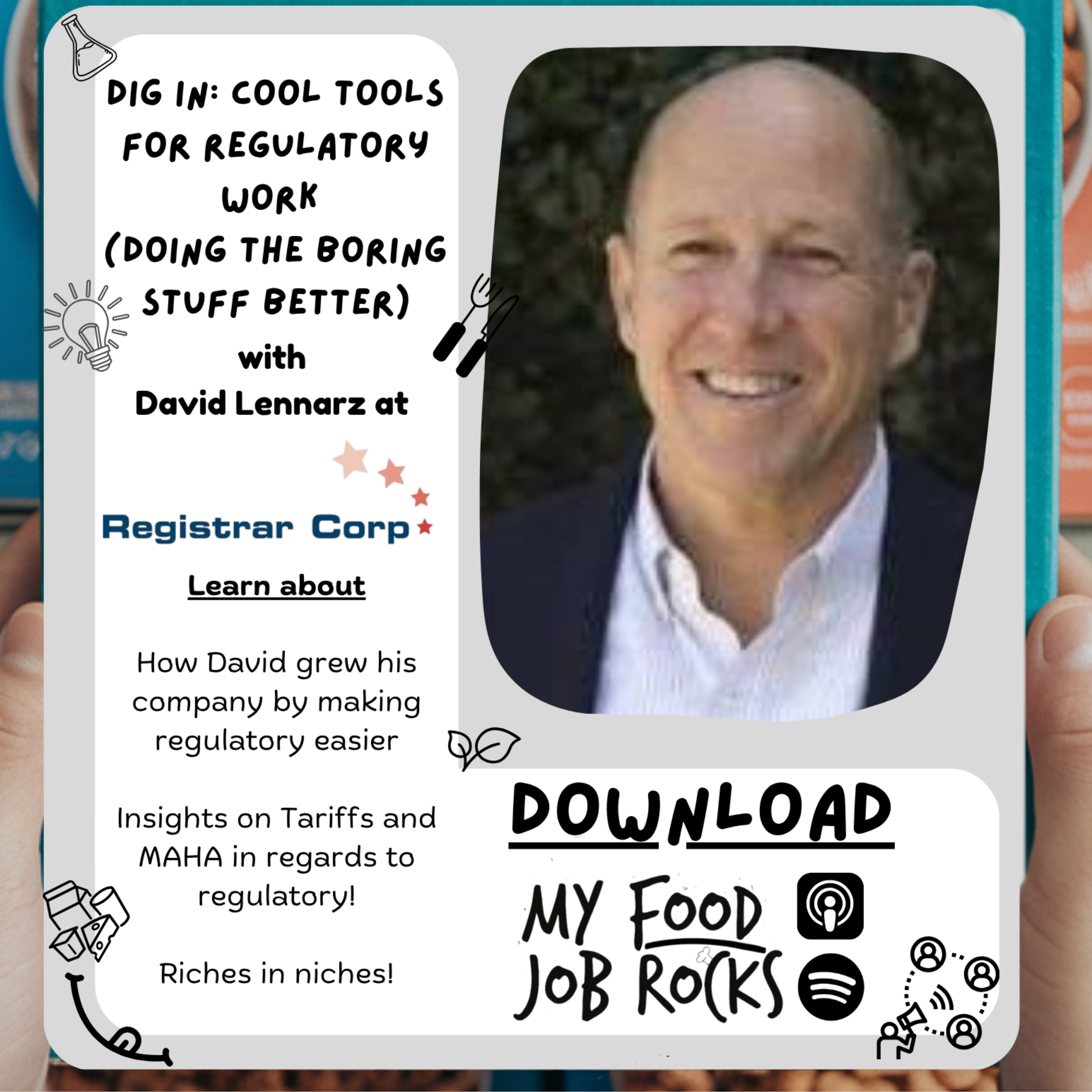 Dig In: Cool Tools for Regulatory Work (Doing the Boring Stuff Better) with David Lennarz, President and Cofounder of Registrar Corp thumbnail