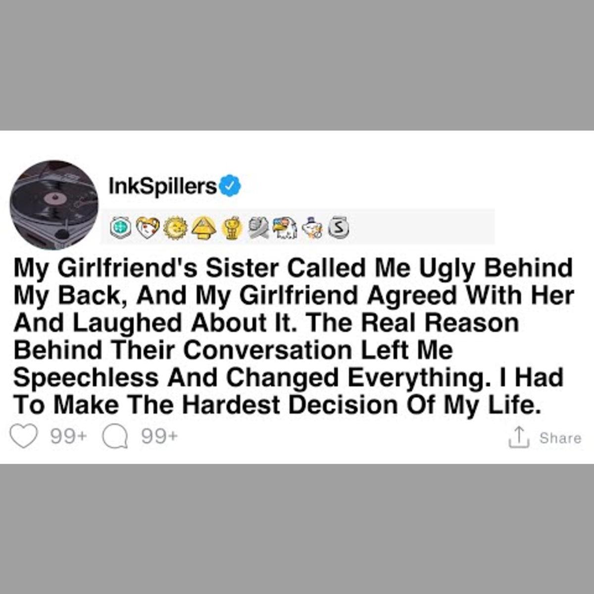 Girlfriend's Sister Called Me Ugly and She Agreed
