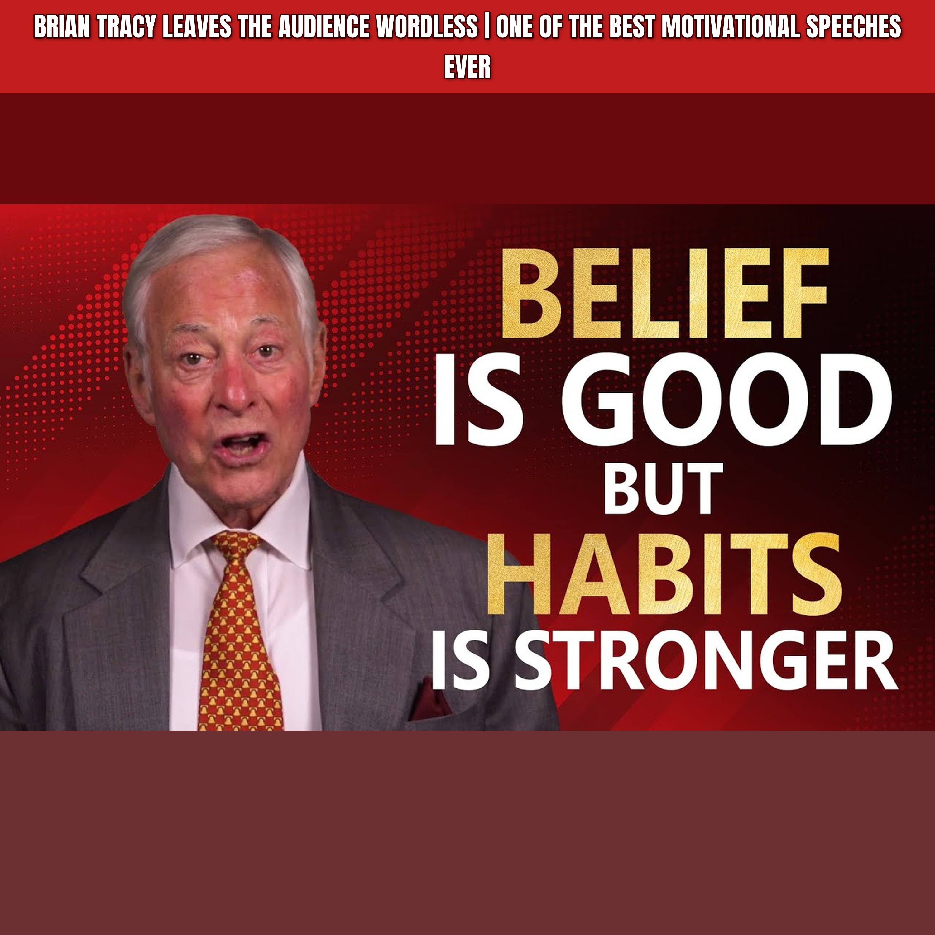 Brian Tracy Leaves the Audience WORDLESS | One of the Best Motivational Speeches Ever episode artwork