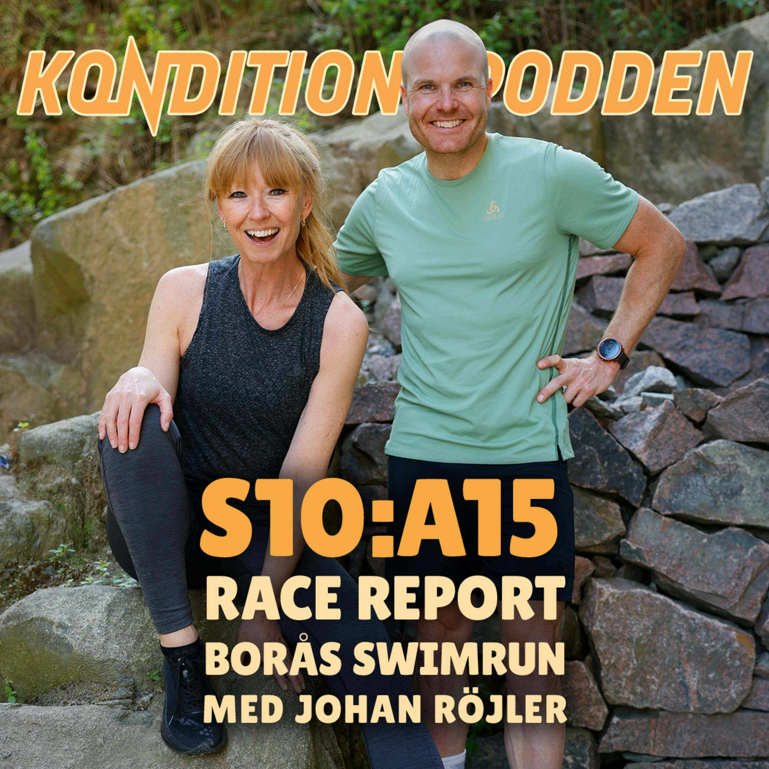 S10A15 Race report Borås Swimrun med Johan Röjler
