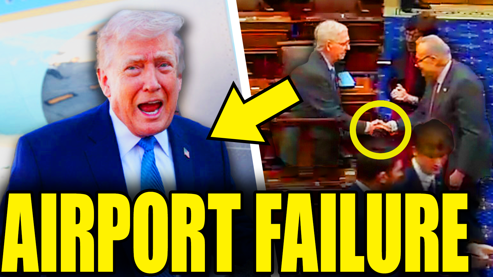 Trump Forced To End Airport Plot As Senate Revolts Against Him episode artwork