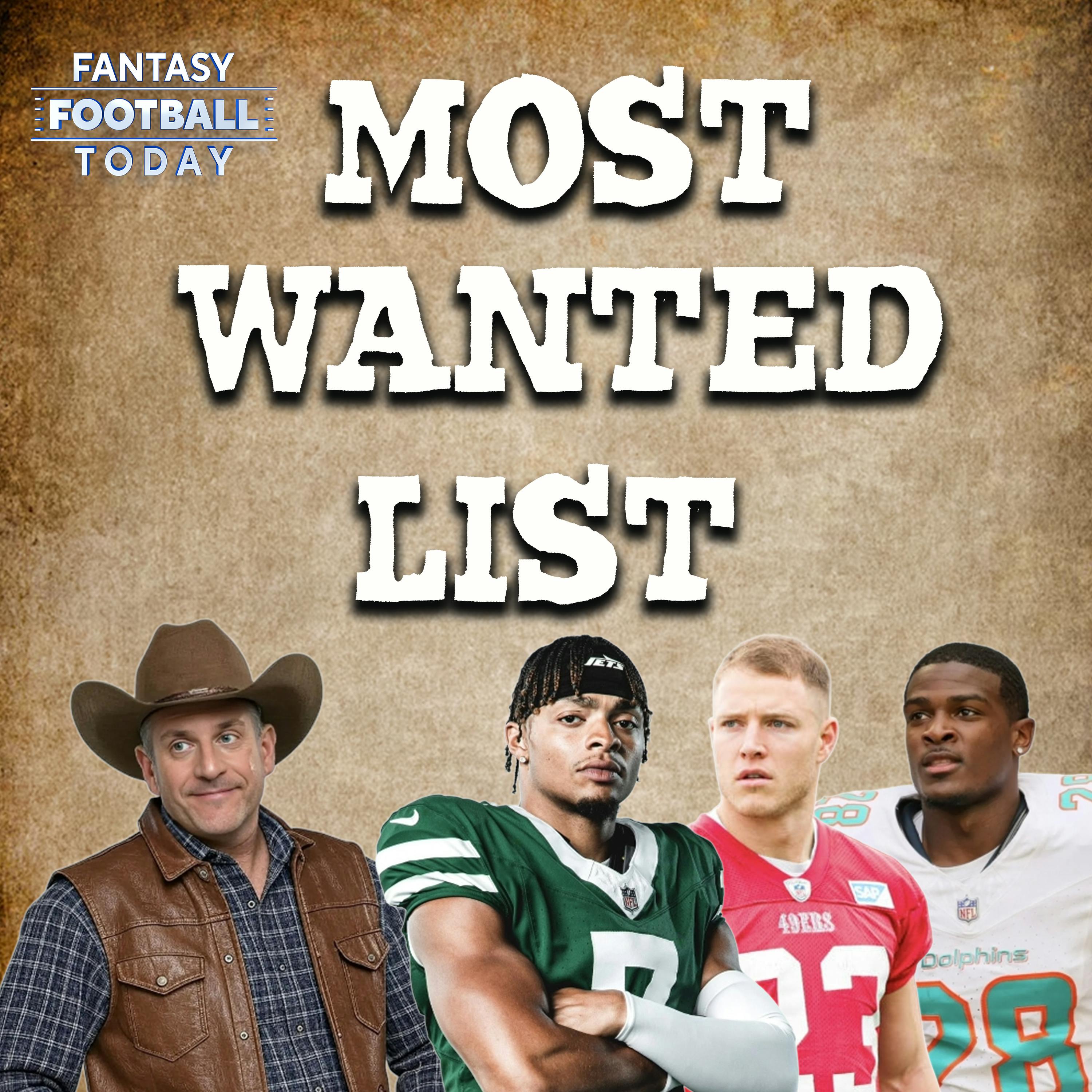 FFT on CBSSN: 14 Most Wanted Players by the Experts for 2025! Achane, McCaffrey, Collins, Irving, Fields, & More! (07/30 Fantasy Football Podcast)
