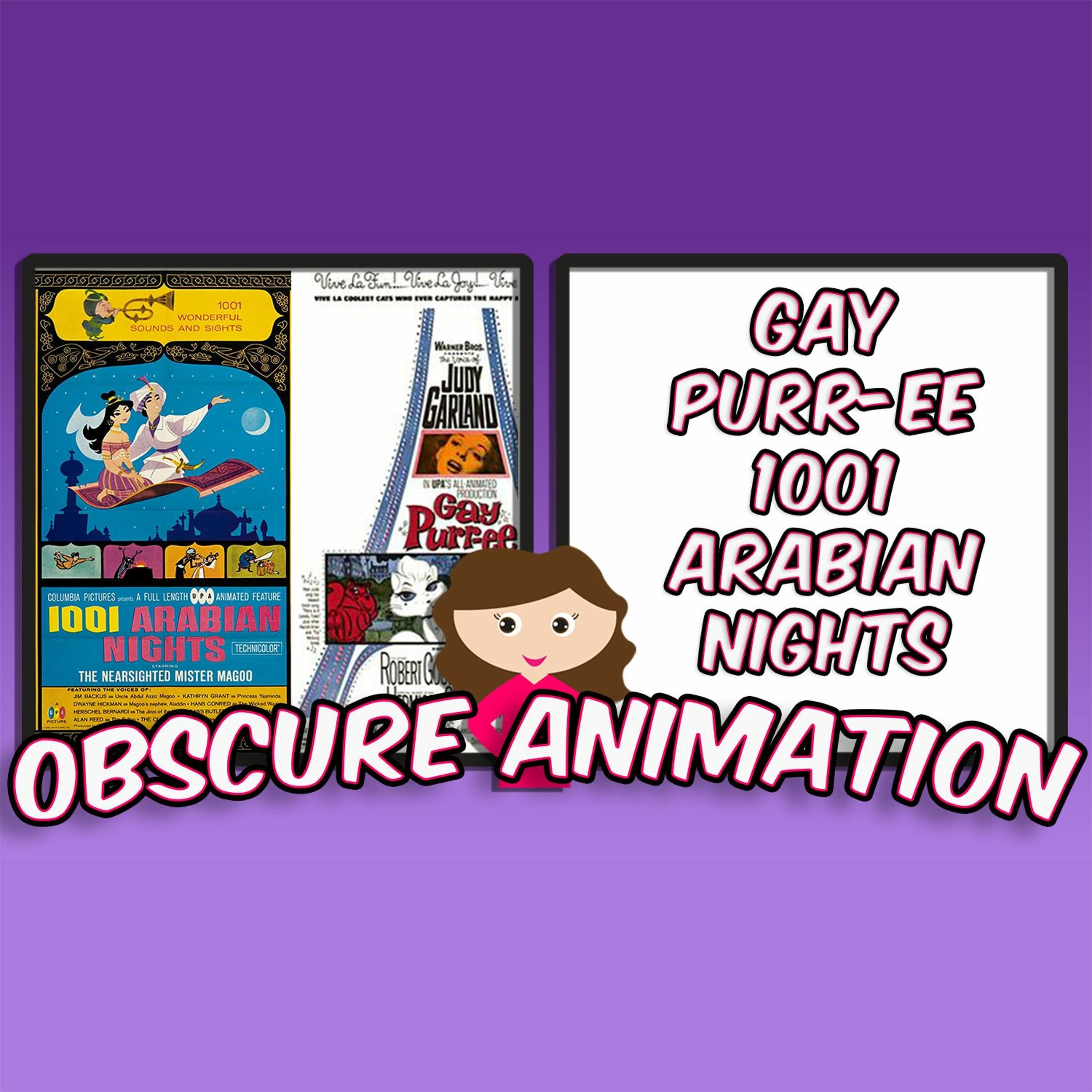 Obscure Animation: GAY PURR-EE and 1001 ARABIAN NIGHTS episode artwork
