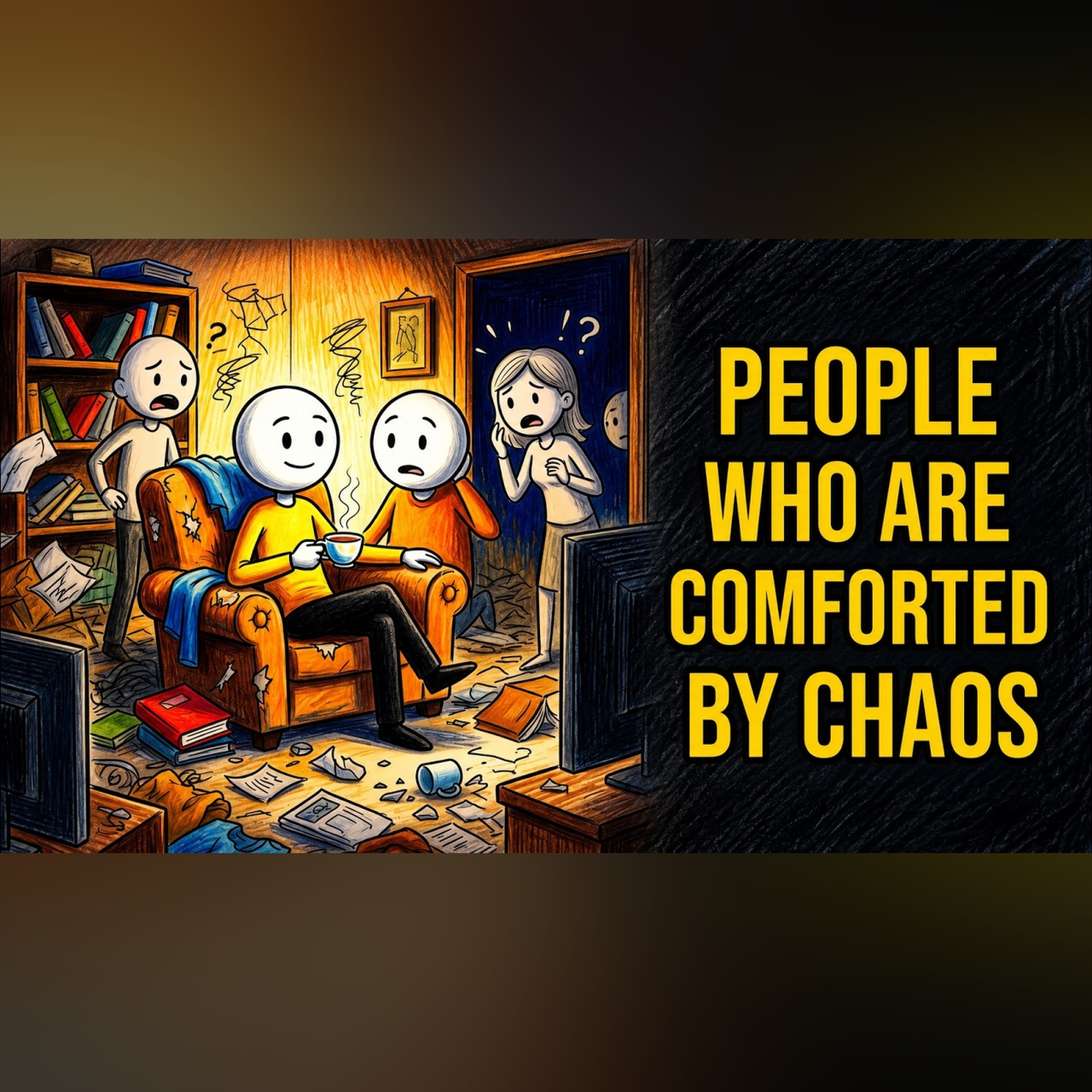 The Psychology of People Who Are Comforted By Chaos