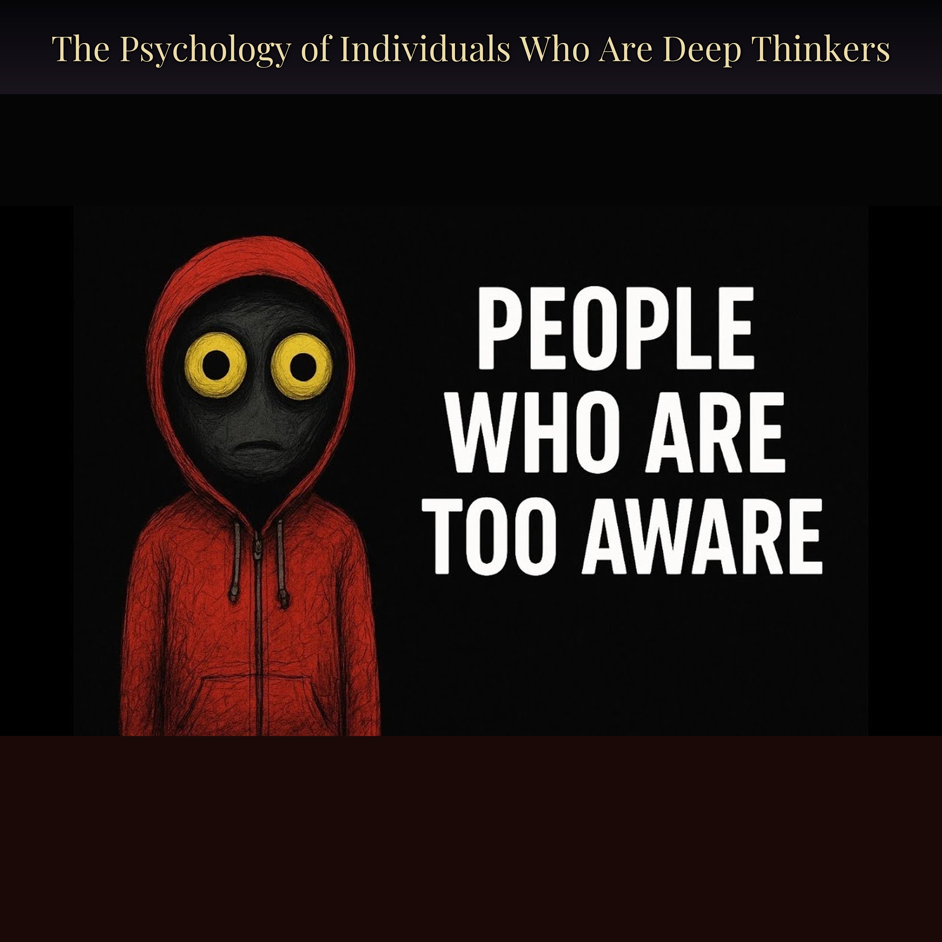 The Psychology of Individuals Who Are Deep Thinkers