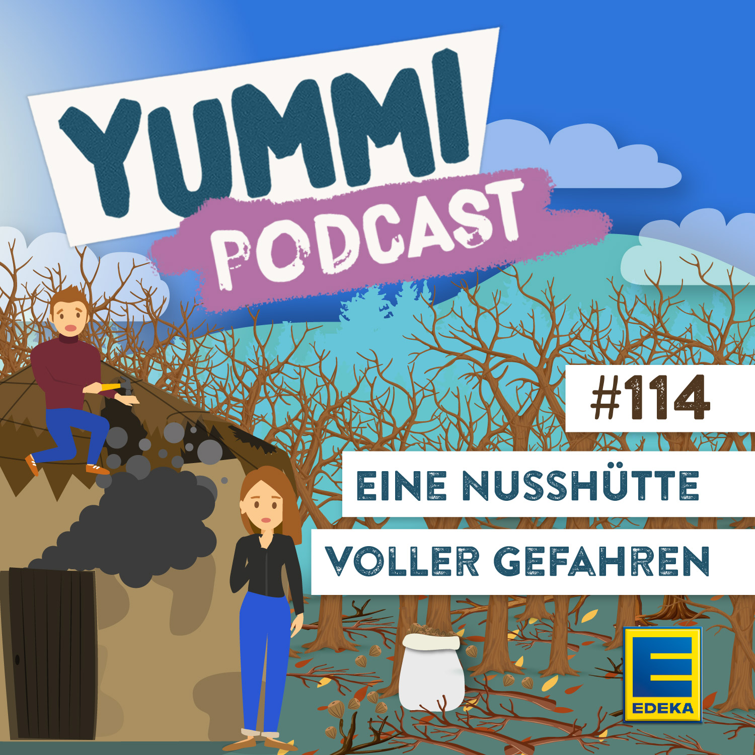 Cover: Eine Nusshütte voller Gefahren