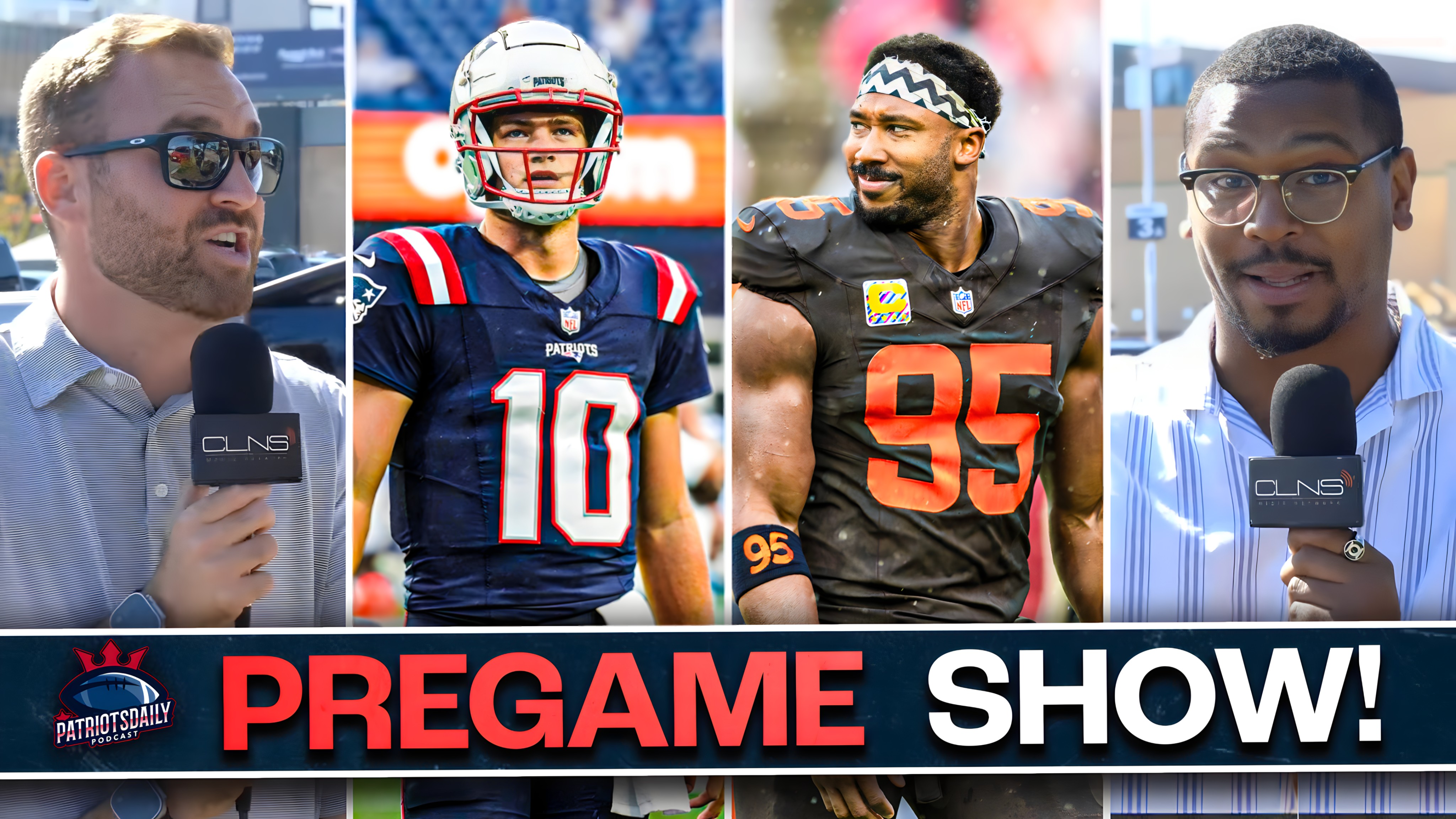 Patriots Daily Pregame: Patriots Browns Preview & Inactives Reaction from Outside Gillette Stadium!