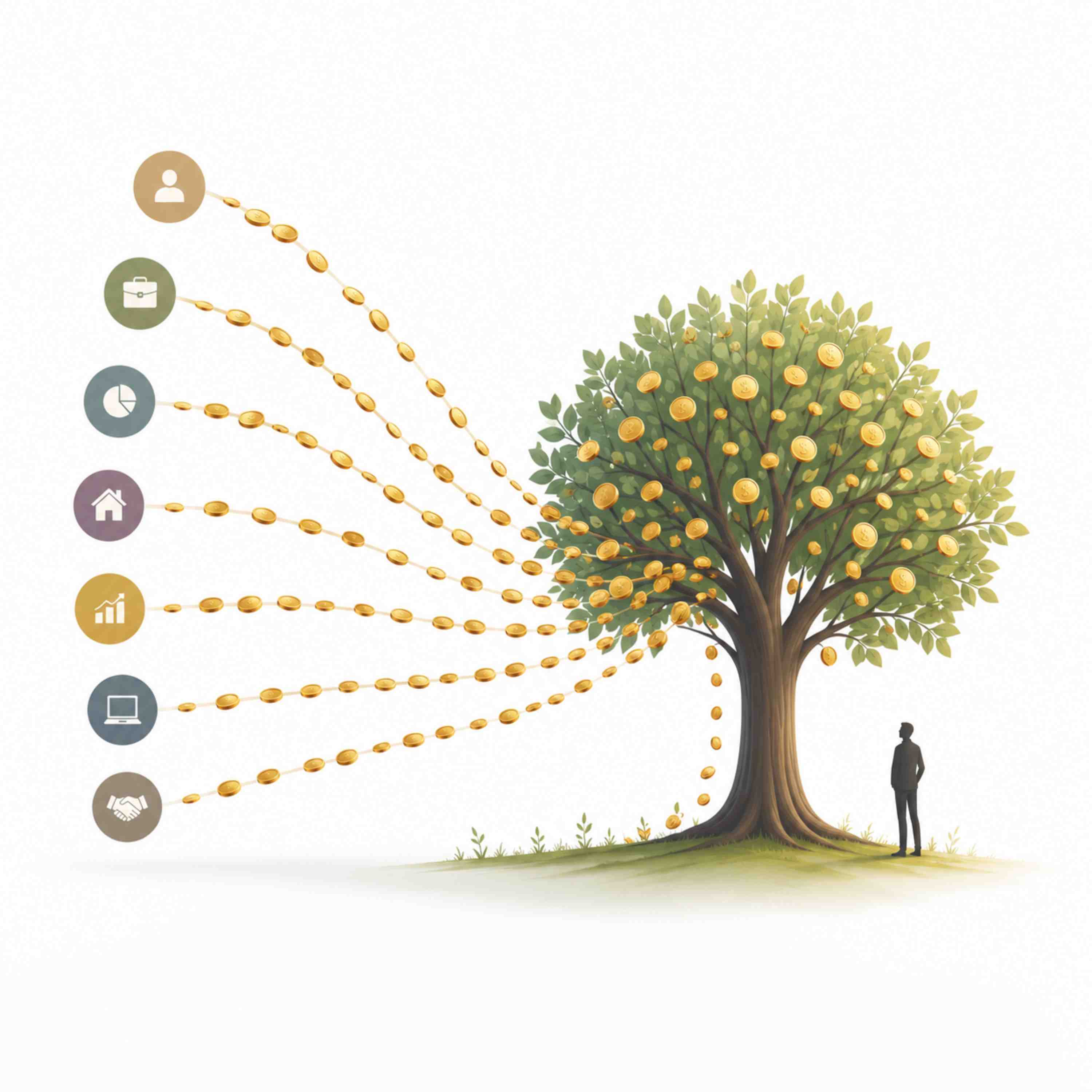 [Part 2] The 7 Streams of Income to Get Rich by Nick Maggiulli on Financial Growth