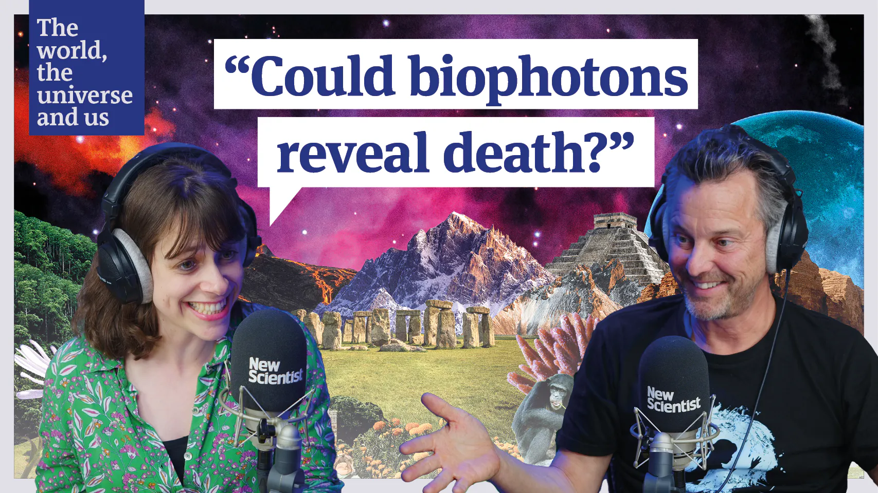 Ocean wonders and the new arguments against deep-sea mining; biophotons emitted from living things; drumming chimps and the origin of religion Episode cover