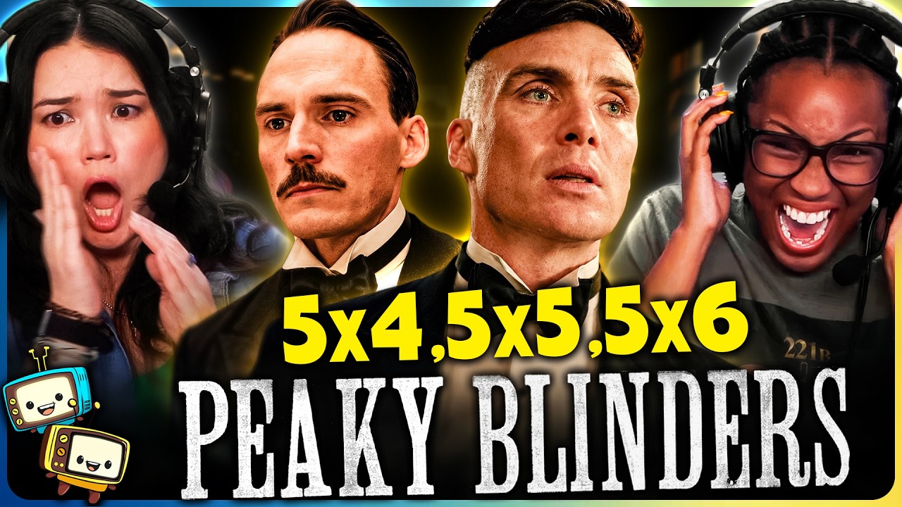 PEAKY BLINDERS Season 5 Episodes 5x4, 5x5, & 5x6 Reaction! | First Time Watch! | Cillian Murphy episode artwork