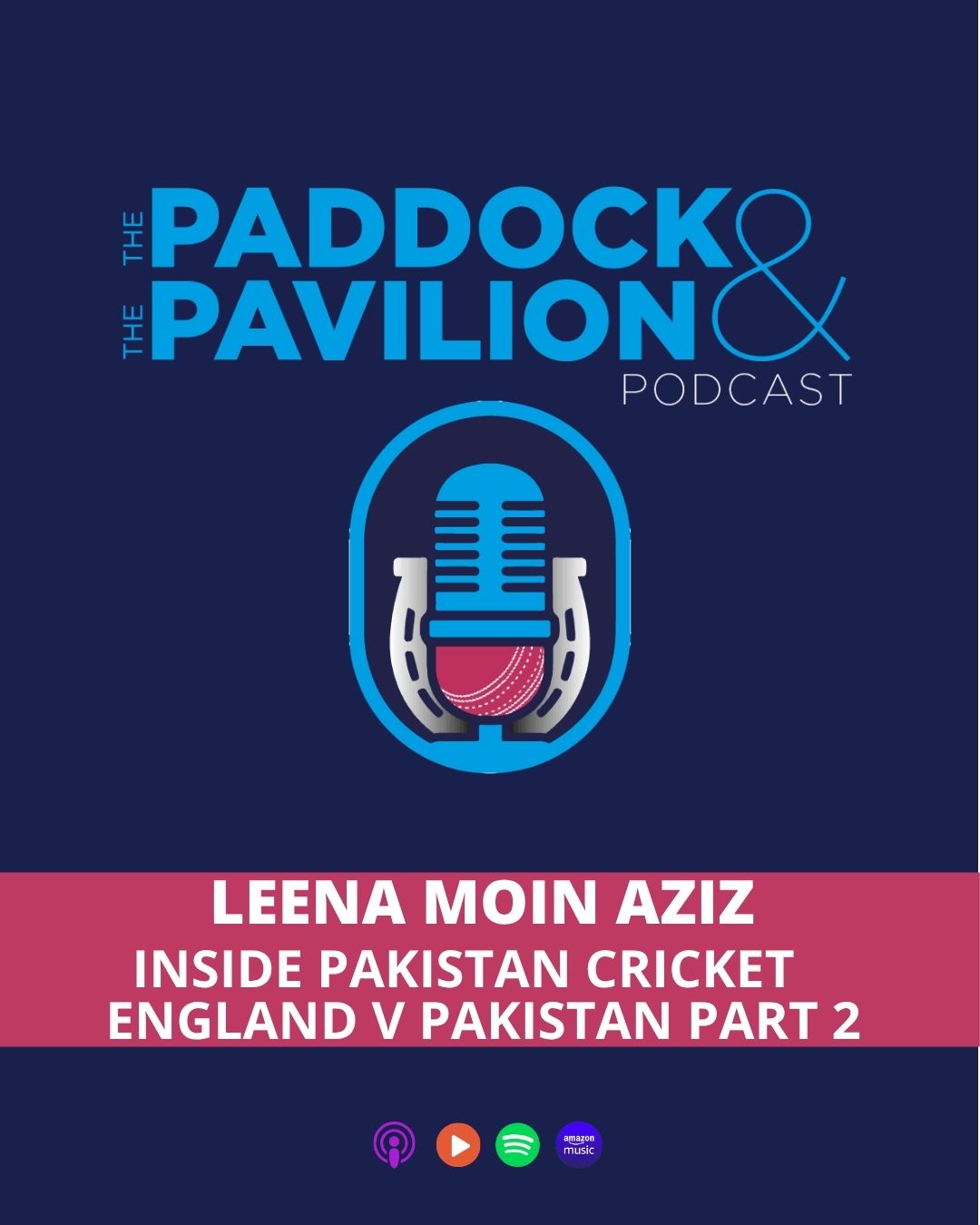 Ep 451 - Leena Moin-Aziz  - Inside Pakistan Cricket  Part 2 - England v Pakistan episode artwork
