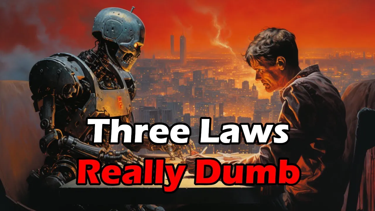 Isaac Asimov's Three Laws of Robots: Really Dumb and Totally Irrelevant - I have something better! | Artificial Intelligence Masterclass Episode cover