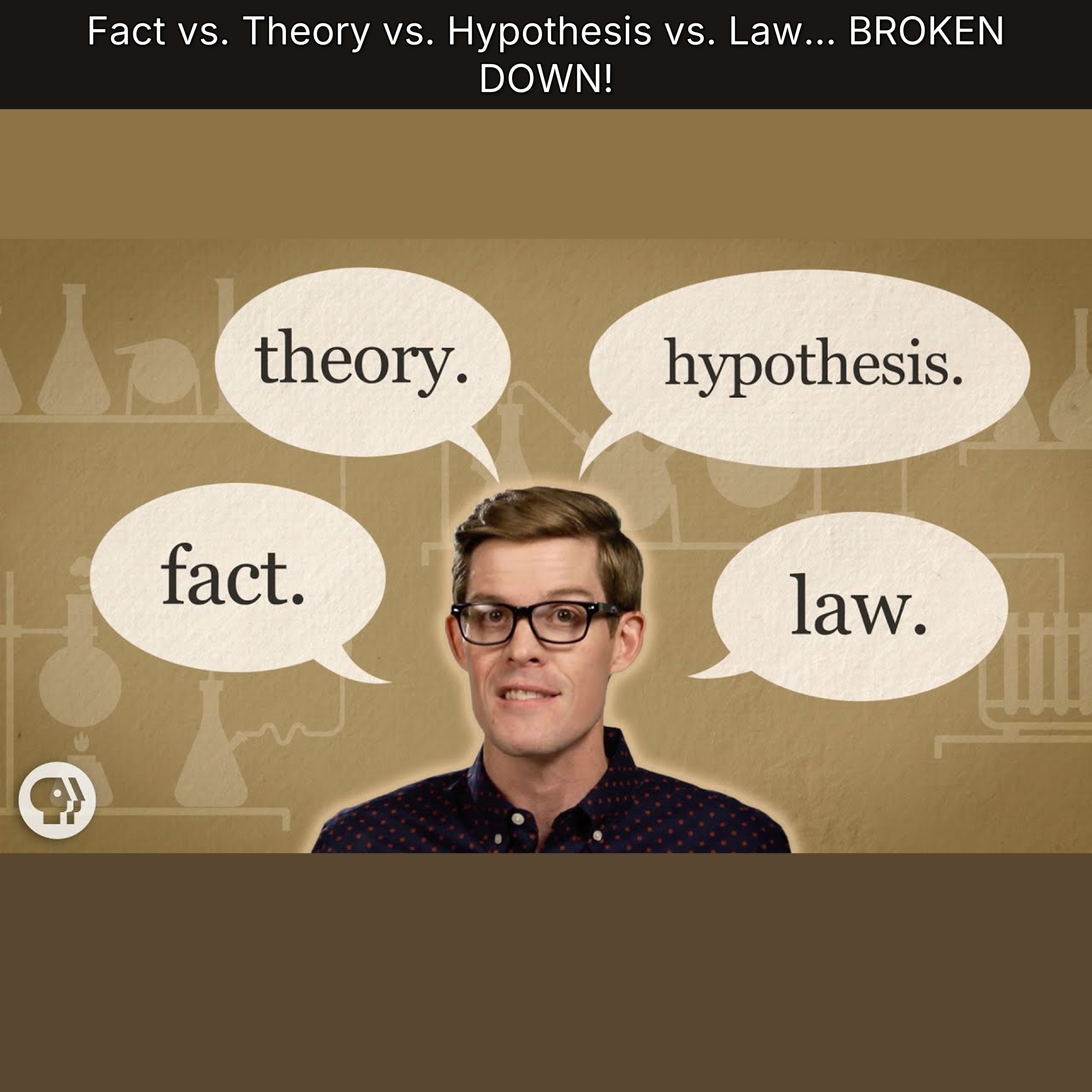 Fact vs. Theory vs. Hypothesis vs. Law… BROKEN DOWN! episode artwork