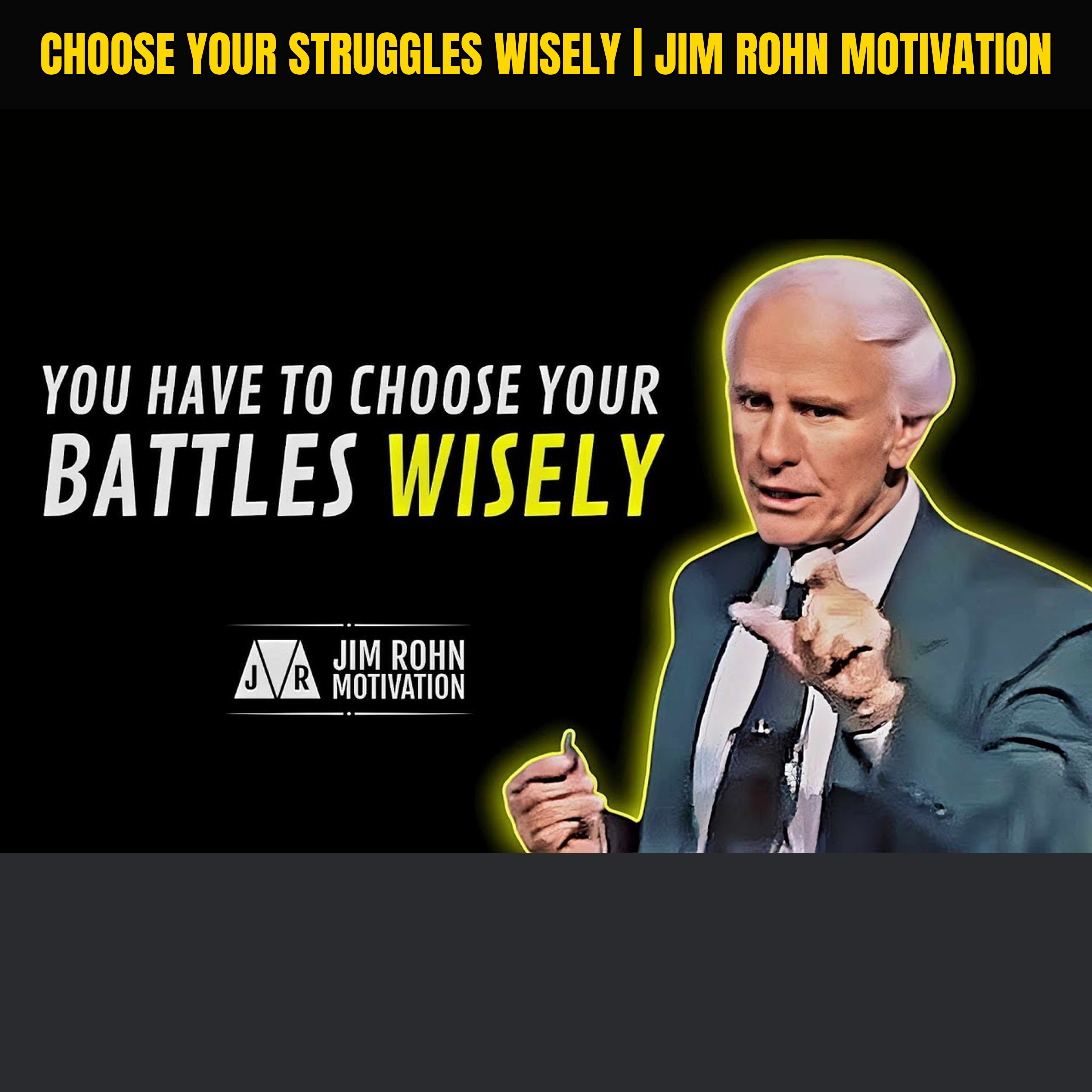 Choose Your Struggles Wisely | Jim Rohn Motivation episode artwork