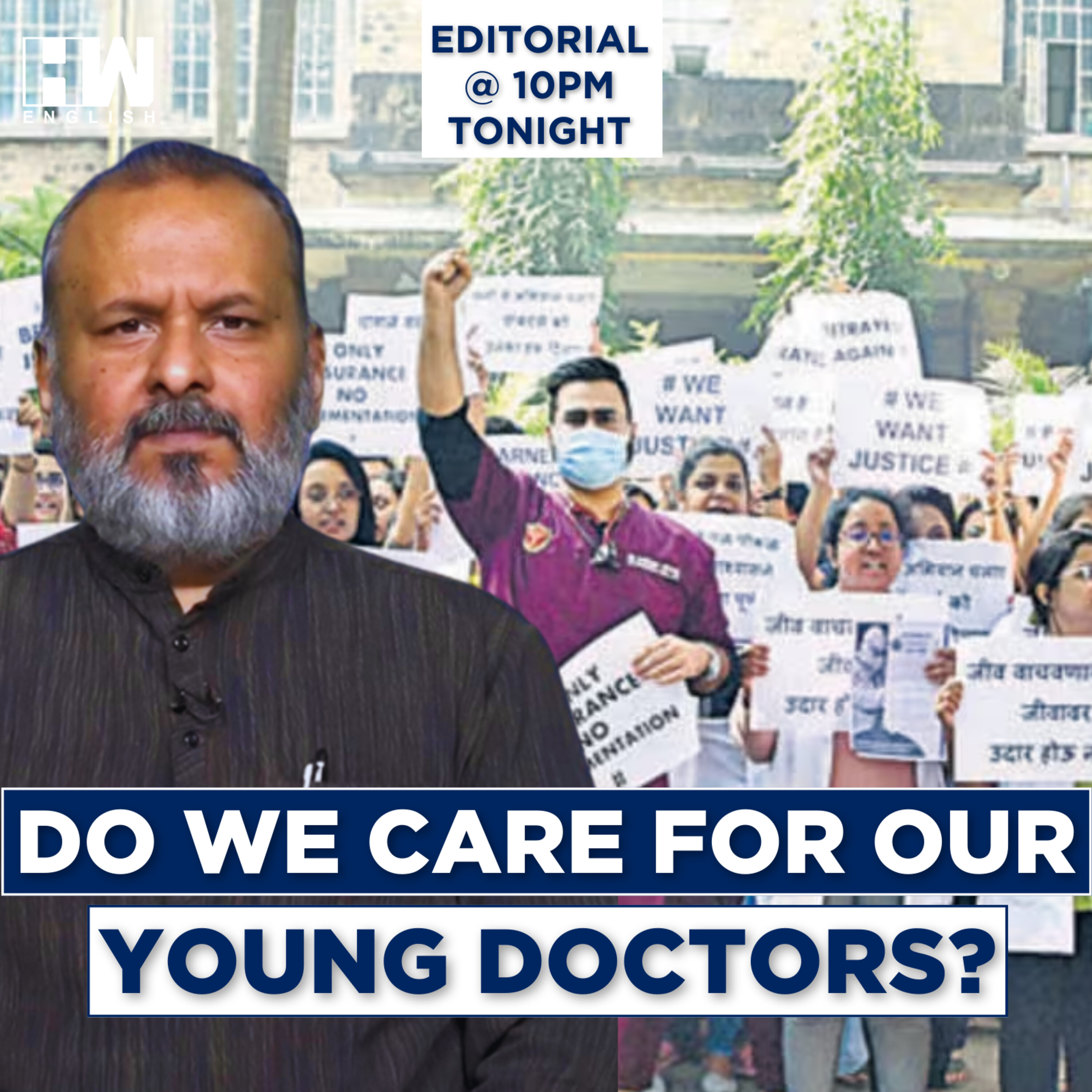 Editorial With Sujit Nair | Why Are We Failing Our Resident Doctors? episode artwork
