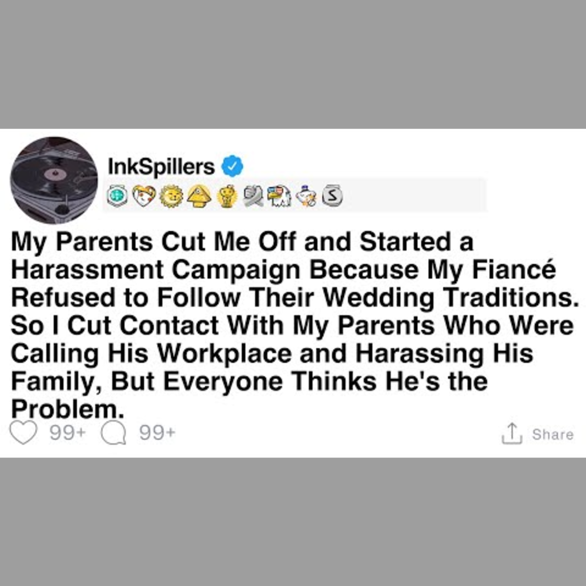 Parents Cut Me Off Over Fiancé's Rebellion Against Traditions