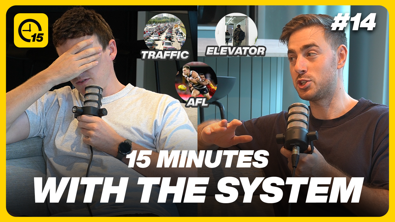 Traffic trouble, elevator etiquette and footy feelings (15 mins EP 14 February 29 2024)