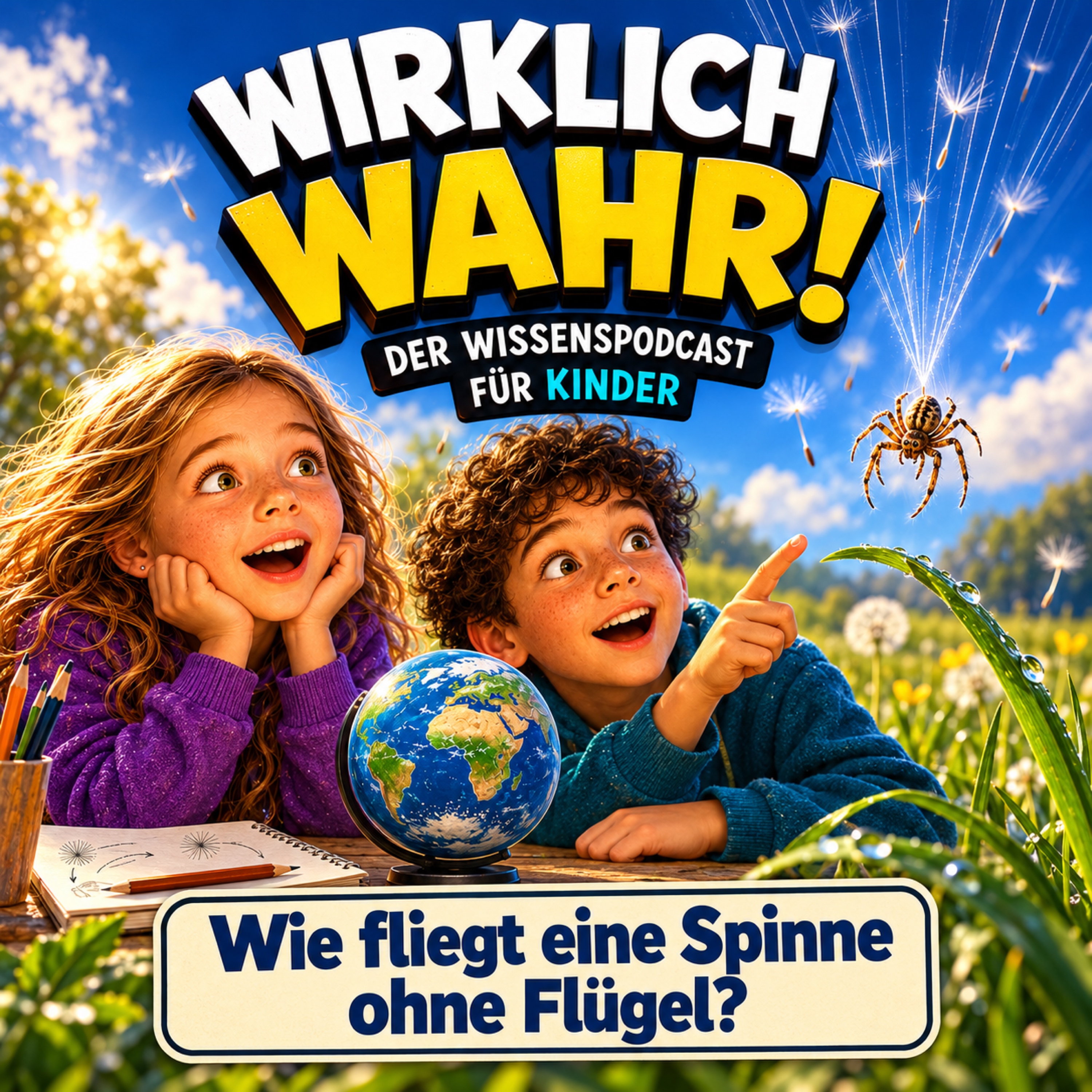 Cover: Wow! Wie fliegt eine Spinne ohne Flügel?