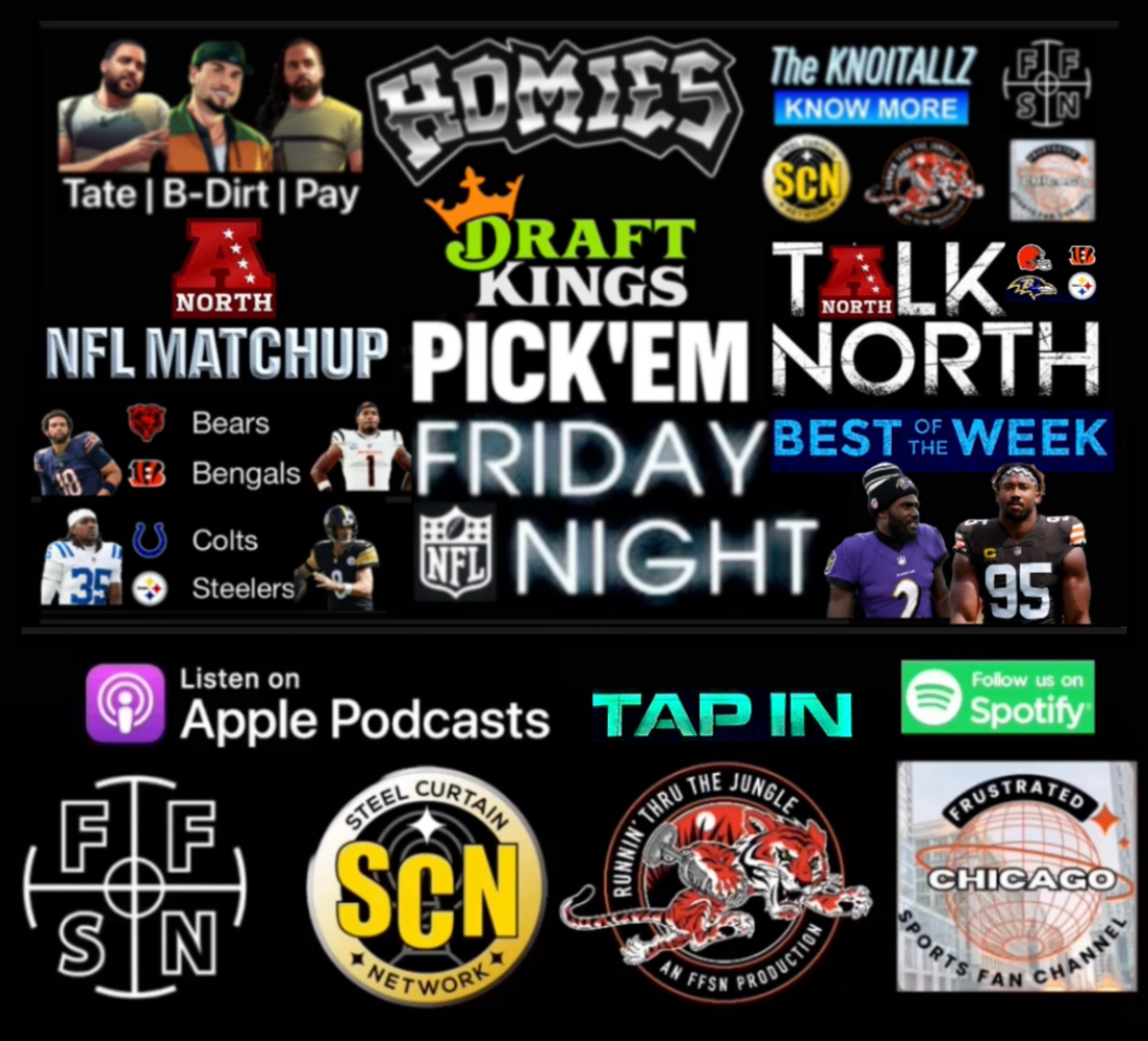 Homies: AFC North Matchup | Week 9 NFL Pick’em