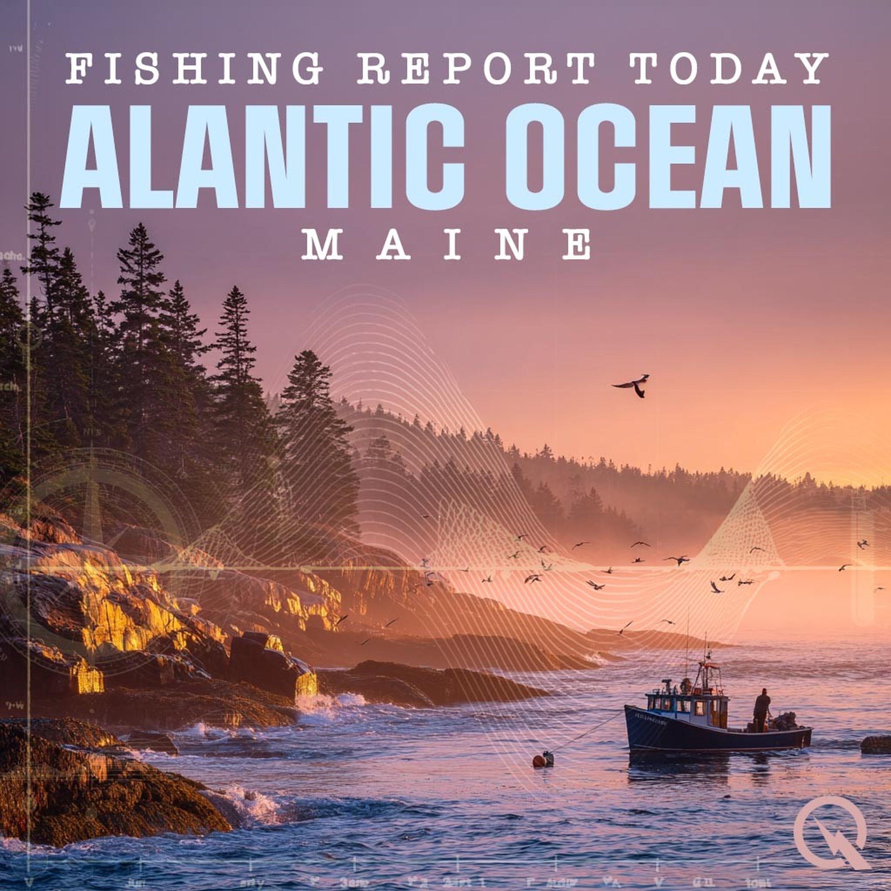 Atlantic Ocean, Maine Fishing Report Today podcast artwork