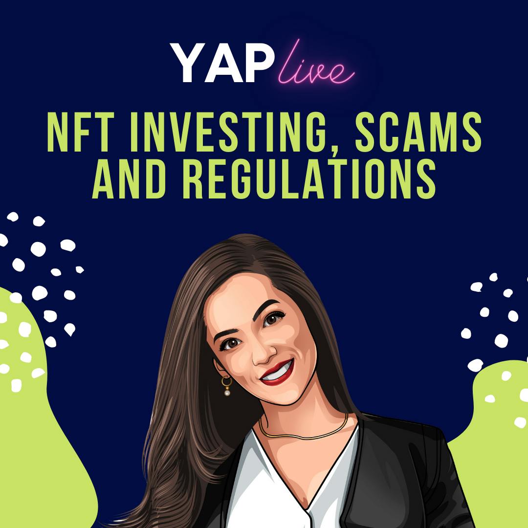 YAPLive: NFT Investing, Scams and Regulations with Brandon Hoffman, Christa Laser, Mitch Jackson, and Jerome Bethea (JB the Wizard) by Hala Taha | YAP Media Network