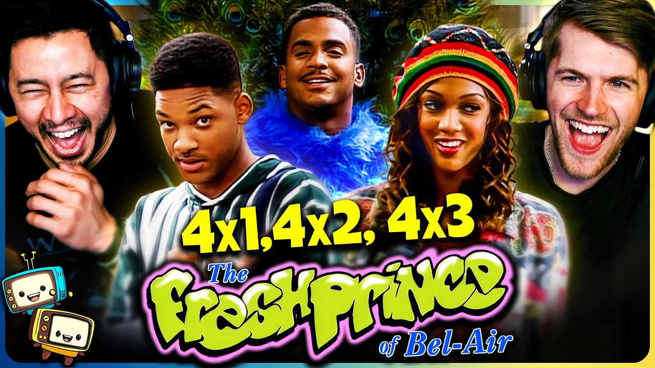 THE FRESH PRINCE OF BEL-AIR (1993) 4x1, 4x2 & 4x3 Reaction! | Will Smith w/ Jaby Koay episode artwork