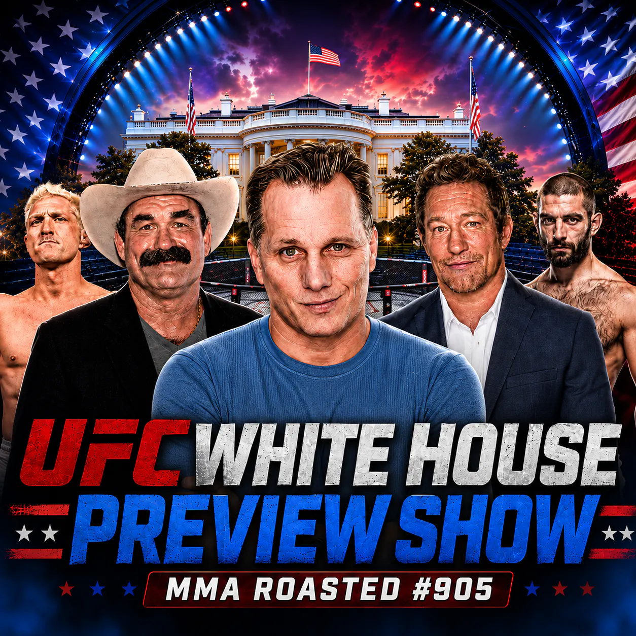 UFC White House Freedom 250, News & More! MMA Roasted #905 artwork