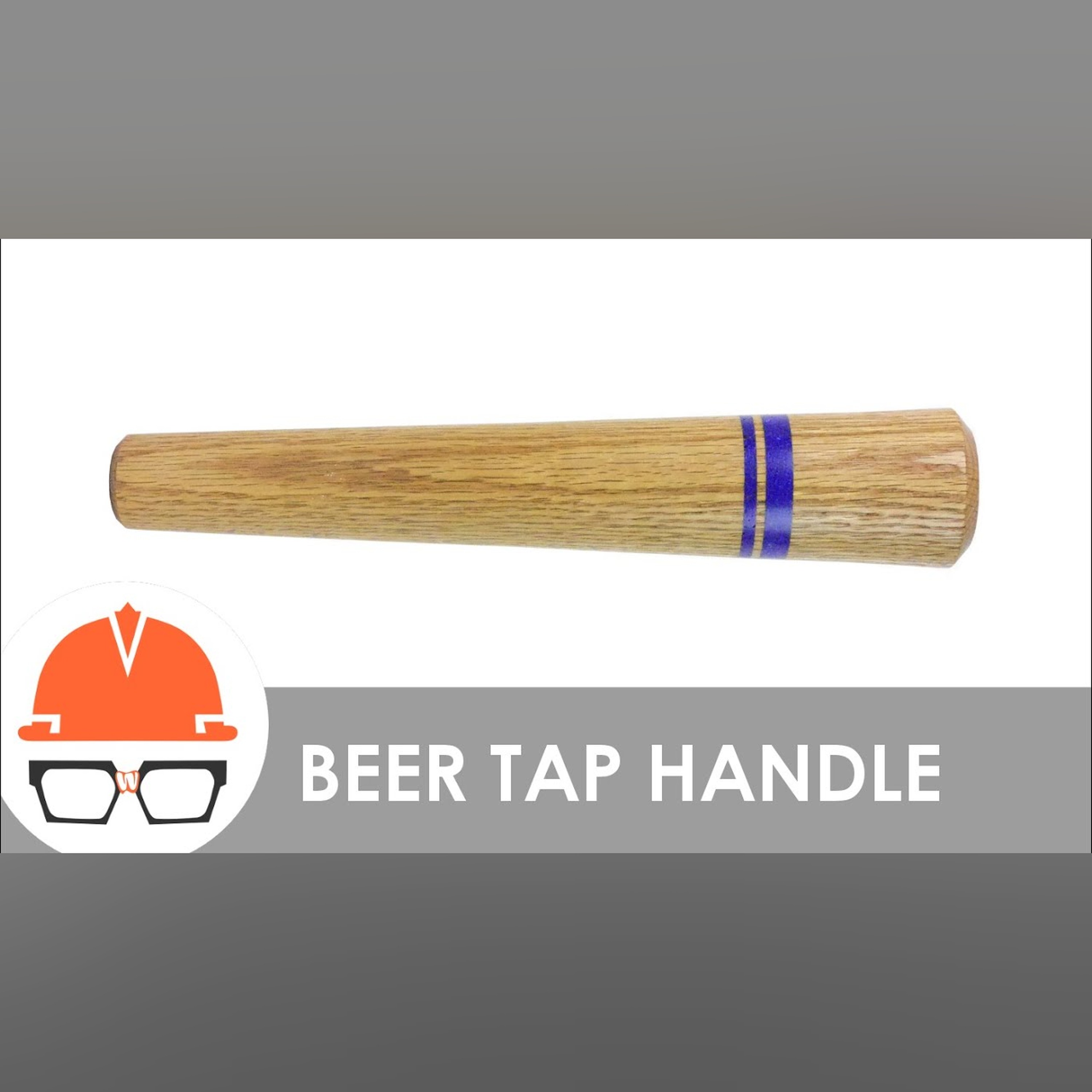 Tap Handle with Stone Inlay on the Lathe