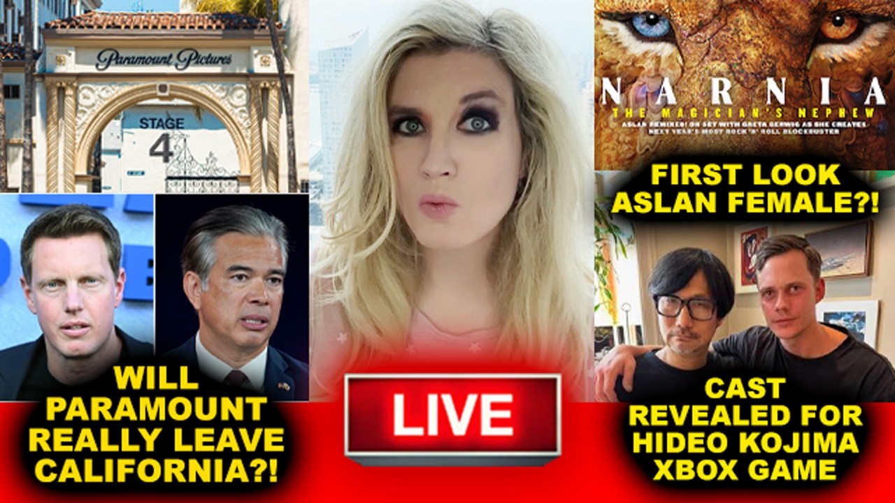 Paramount Leaving California?! Greta Gerwig Narnia Alsan First Look! Hideo Kojima Physint Cast!