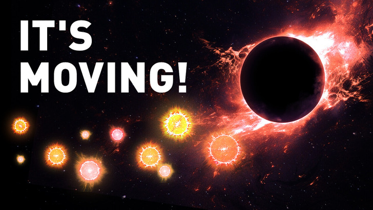 This Black Hole Ran Away From Its Galaxy