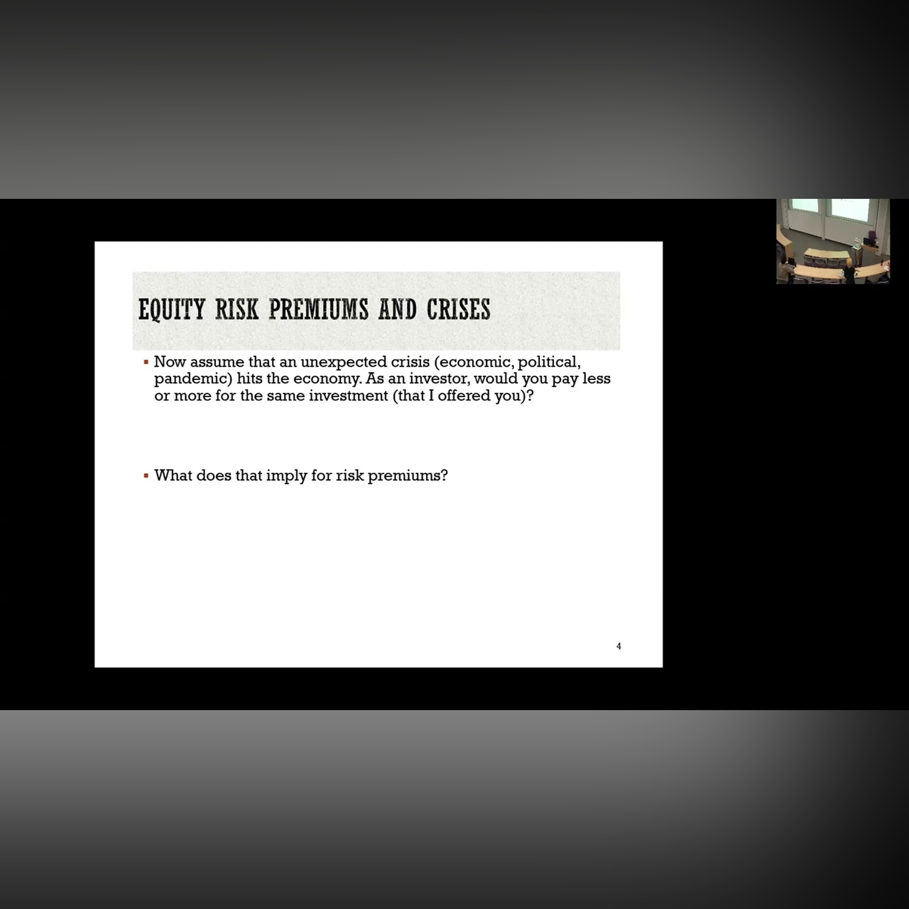 Session 6: Company Exposure to Country Risk + Implied Equity Risk Premiums