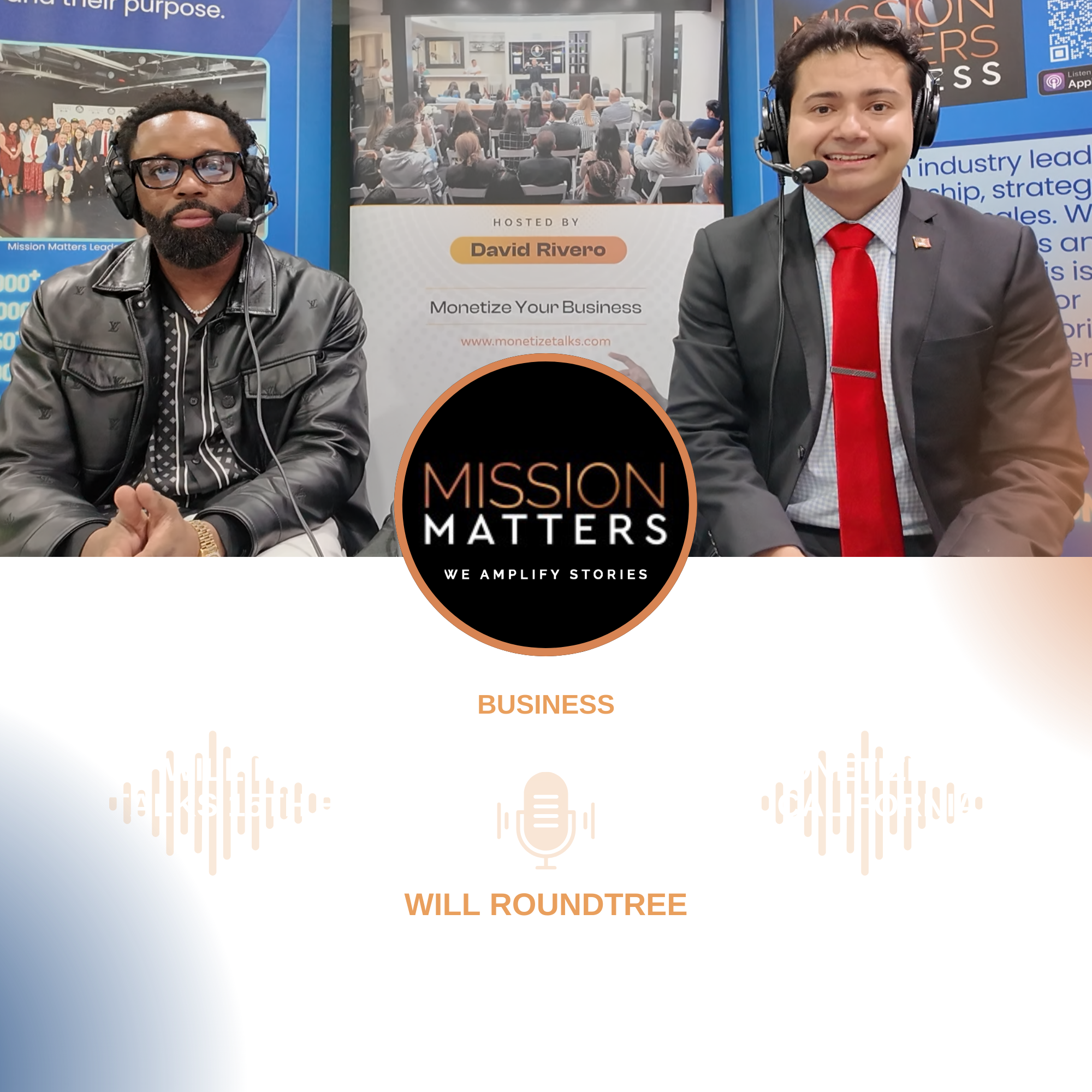 Will Roundtree Interviewed at Monetize Talks 15th Edition in Beverly Hills, California