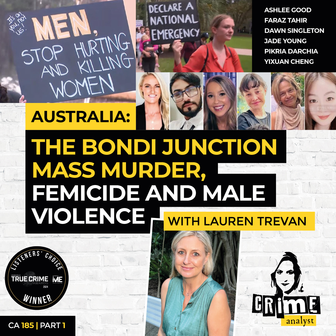 Australia: The Bondi Junction Mass Murder, Femicide and Male Violence with Lauren Trevan, Part 1