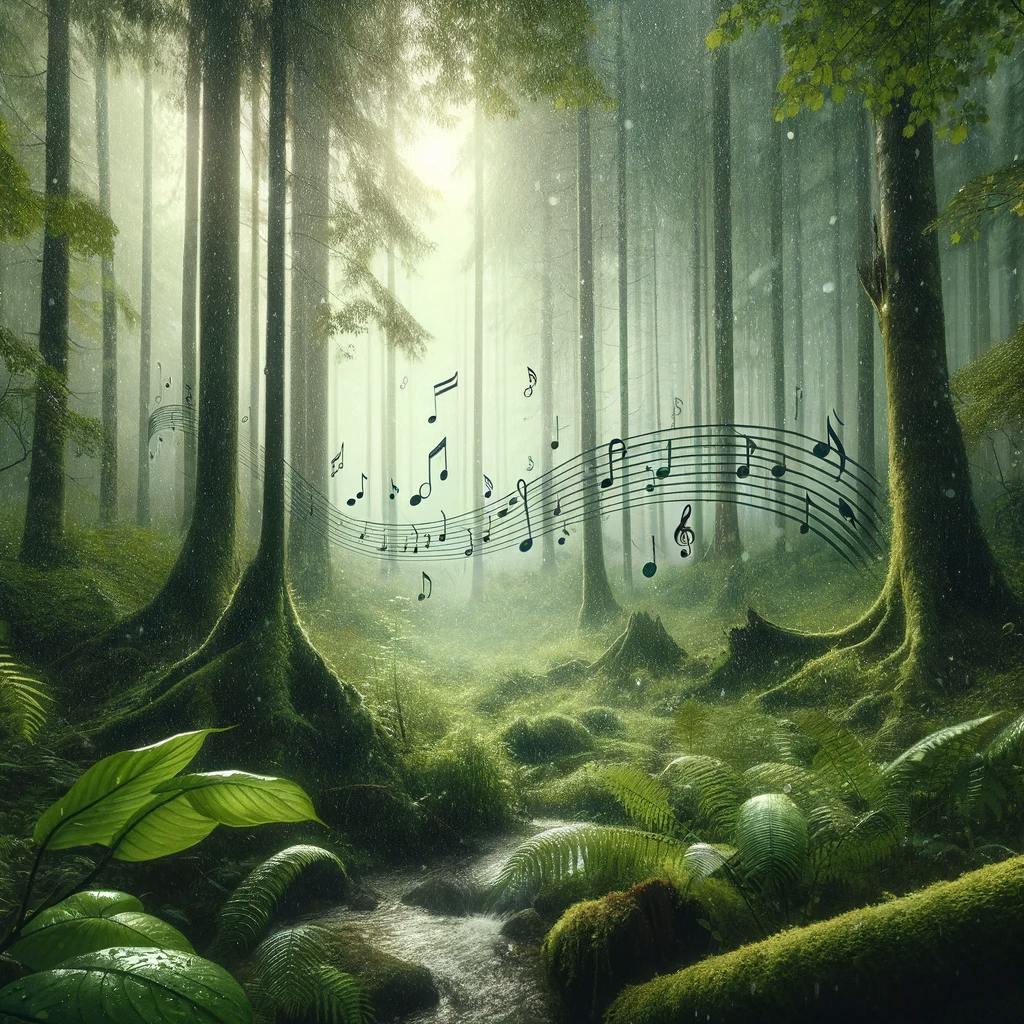 ️ RELAJACIÓN Garantizada con la LLUVIA del Bosque Apacible y una MÚSICA Suave episode artwork
