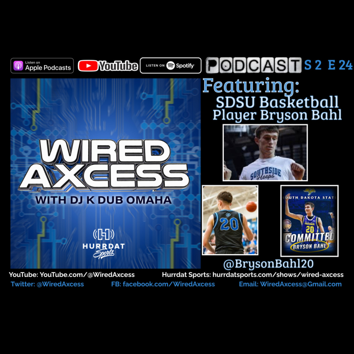 South Dakota State Basketball Recruit Bryson Bahl episode artwork